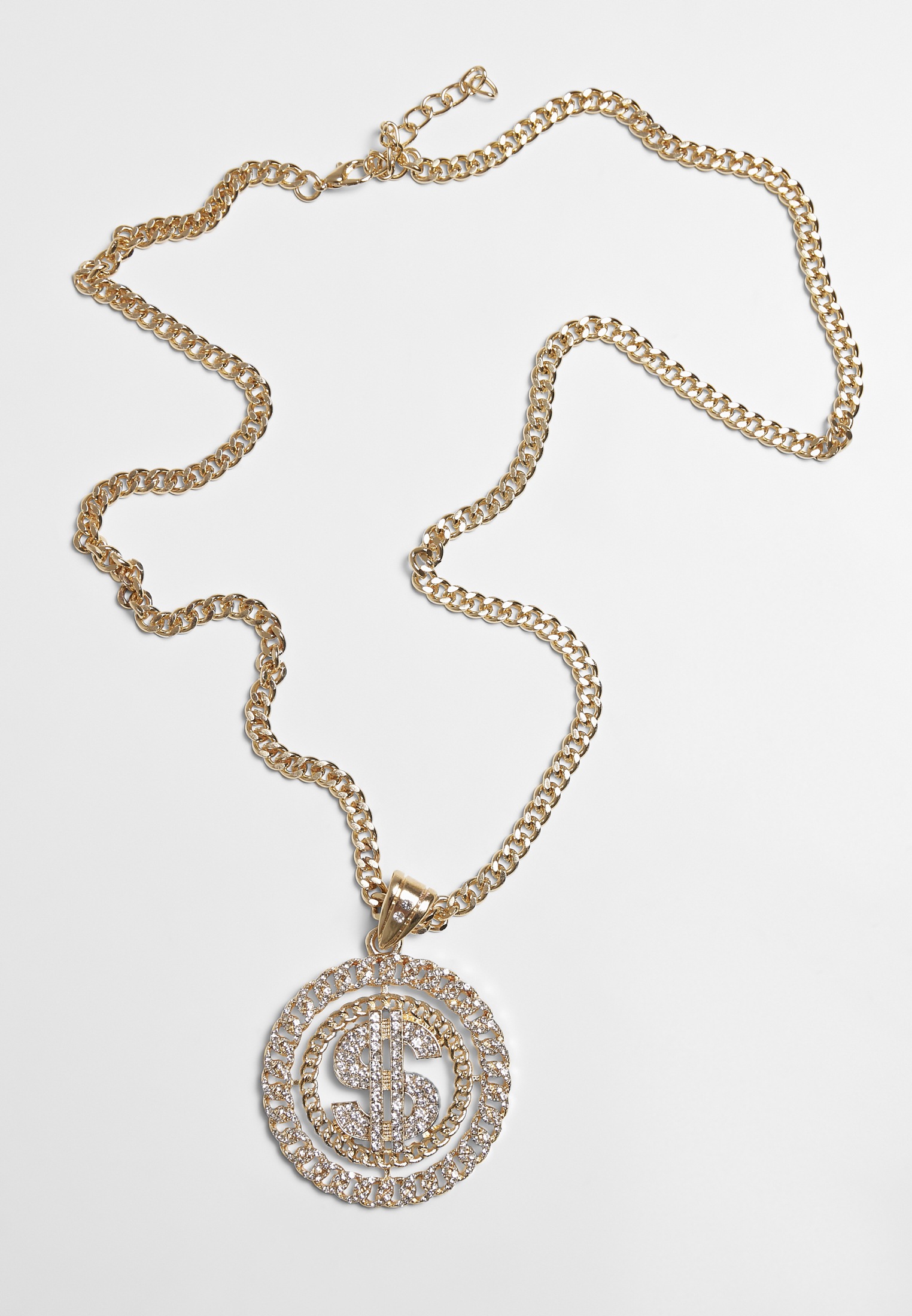 URBAN CLASSICS Edelstahlkette »Accessoires Dollar Diamond Necklace« online  kaufen | BAUR