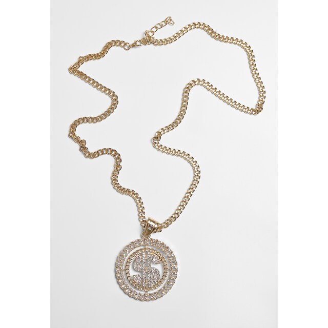 URBAN CLASSICS Edelstahlkette »Accessoires Dollar Diamond Necklace« online  kaufen | BAUR