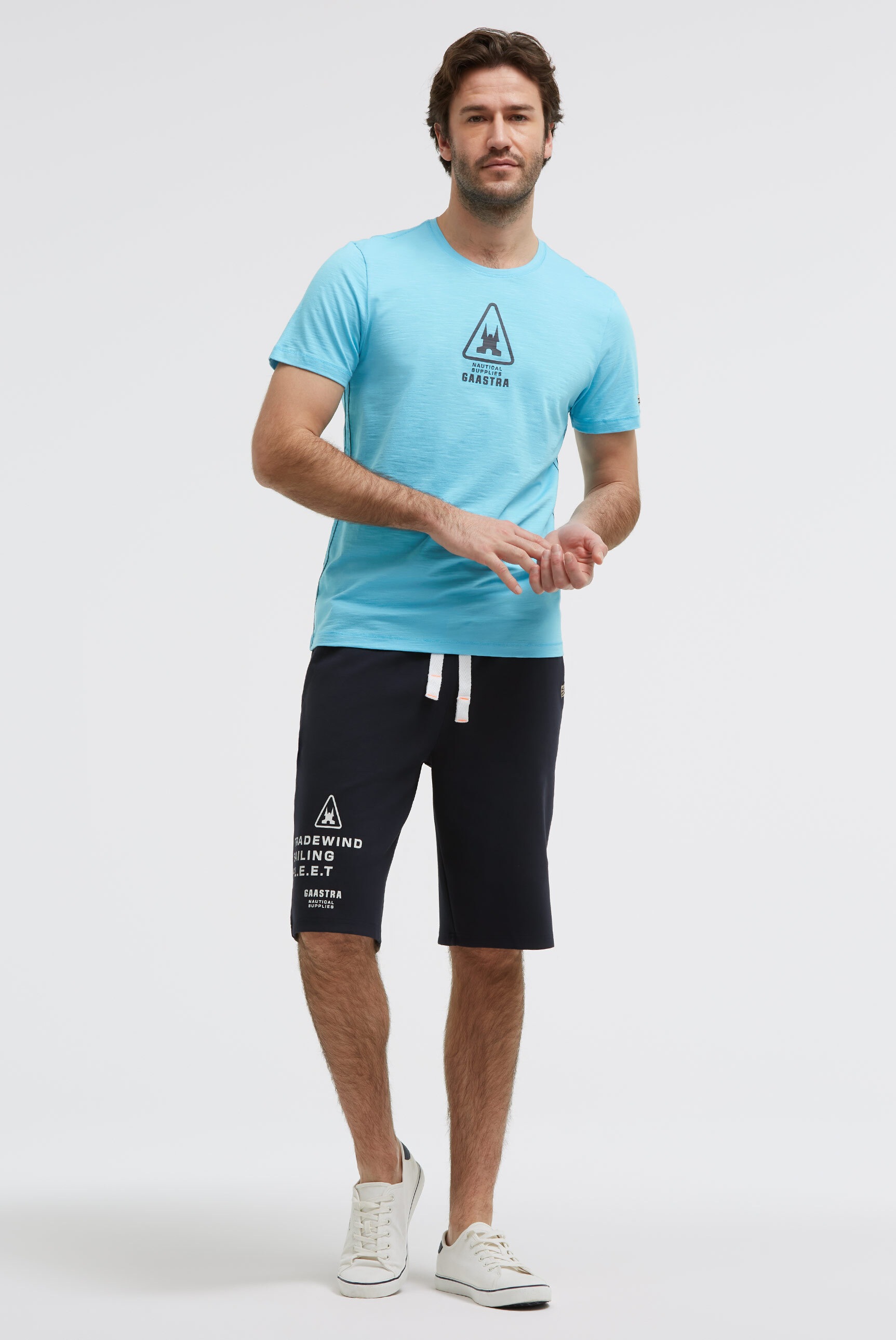 Gaastra Rundhalsshirt mit Kontrastnähten
