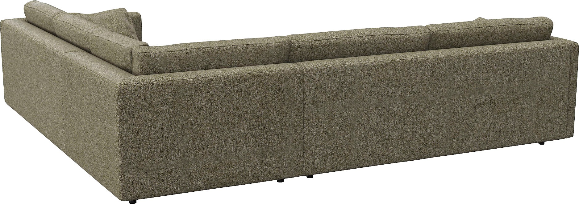 FLEXLUX Ecksofa »Lovane, elegant und zeitlos, bequem, L-Form«, Weich & anschmiegsam, große Sitztiefe auf Kaltschaum, Dekokissen inkl.