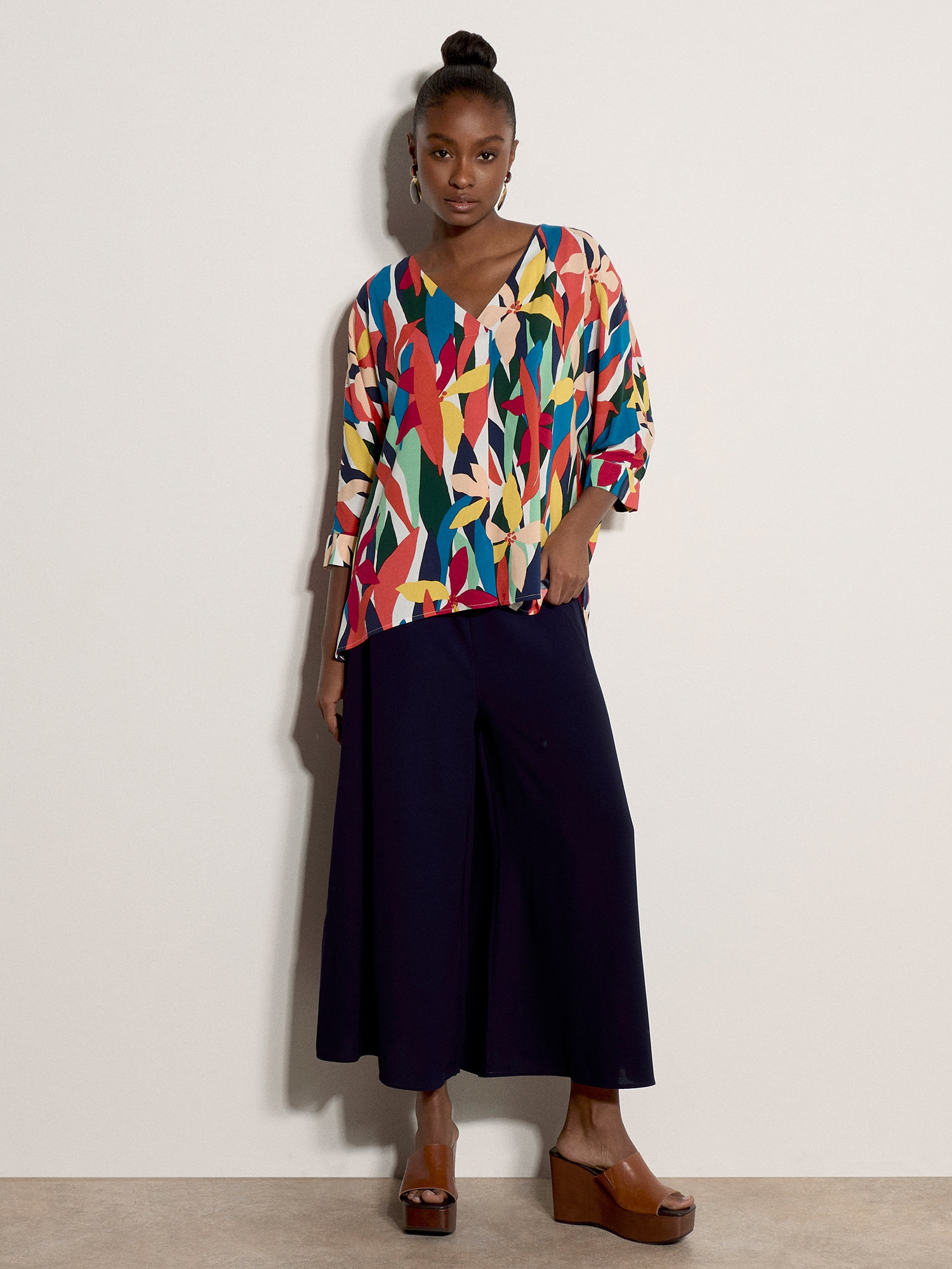 Apricot Klassische Bluse »Blusentop« mit Farbblock-Muster