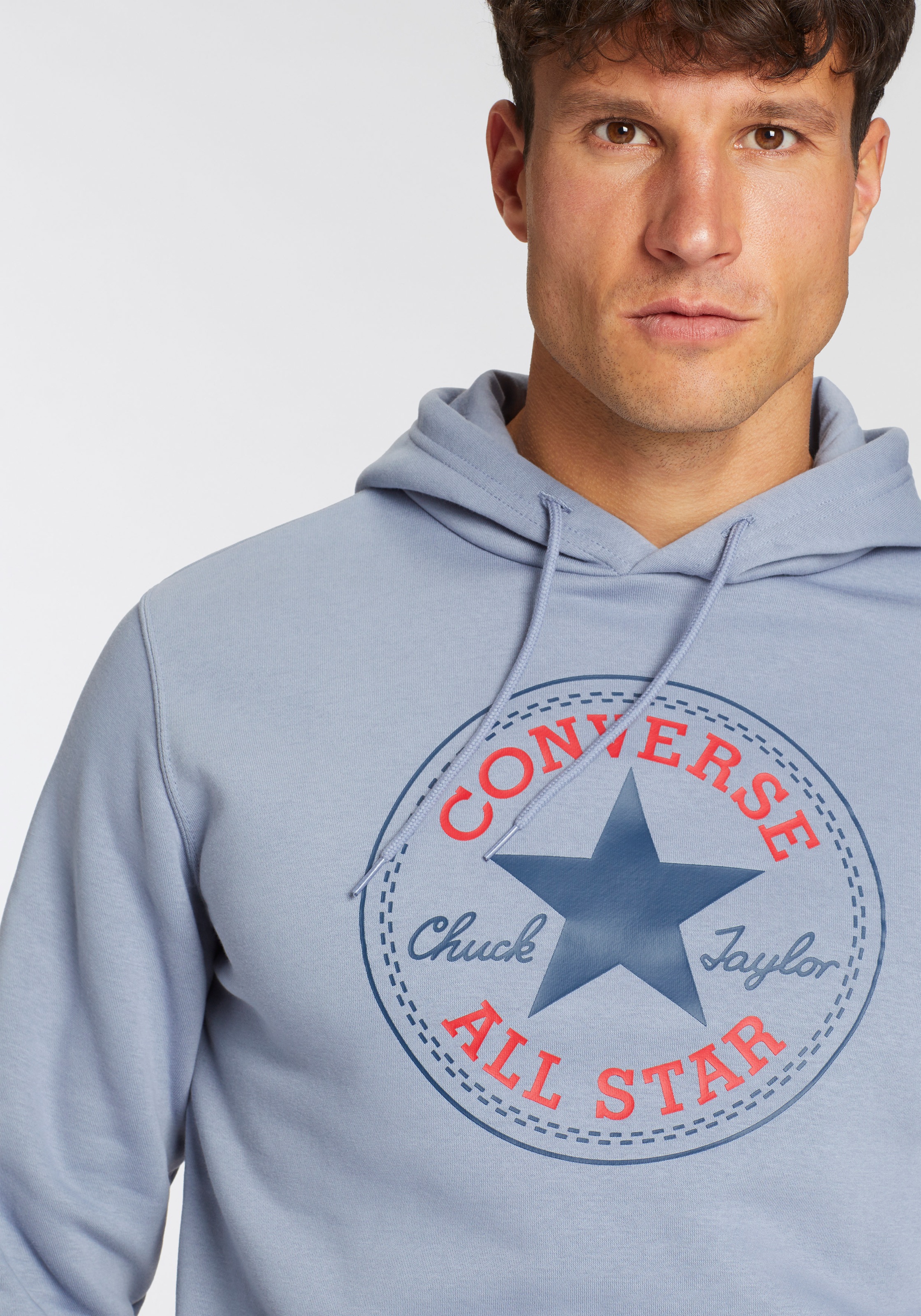 Thumbnail - Converse Kapuzensweatshirt "STANDARD FIT CENTER FRONT LARGE CHUCK", Unisex