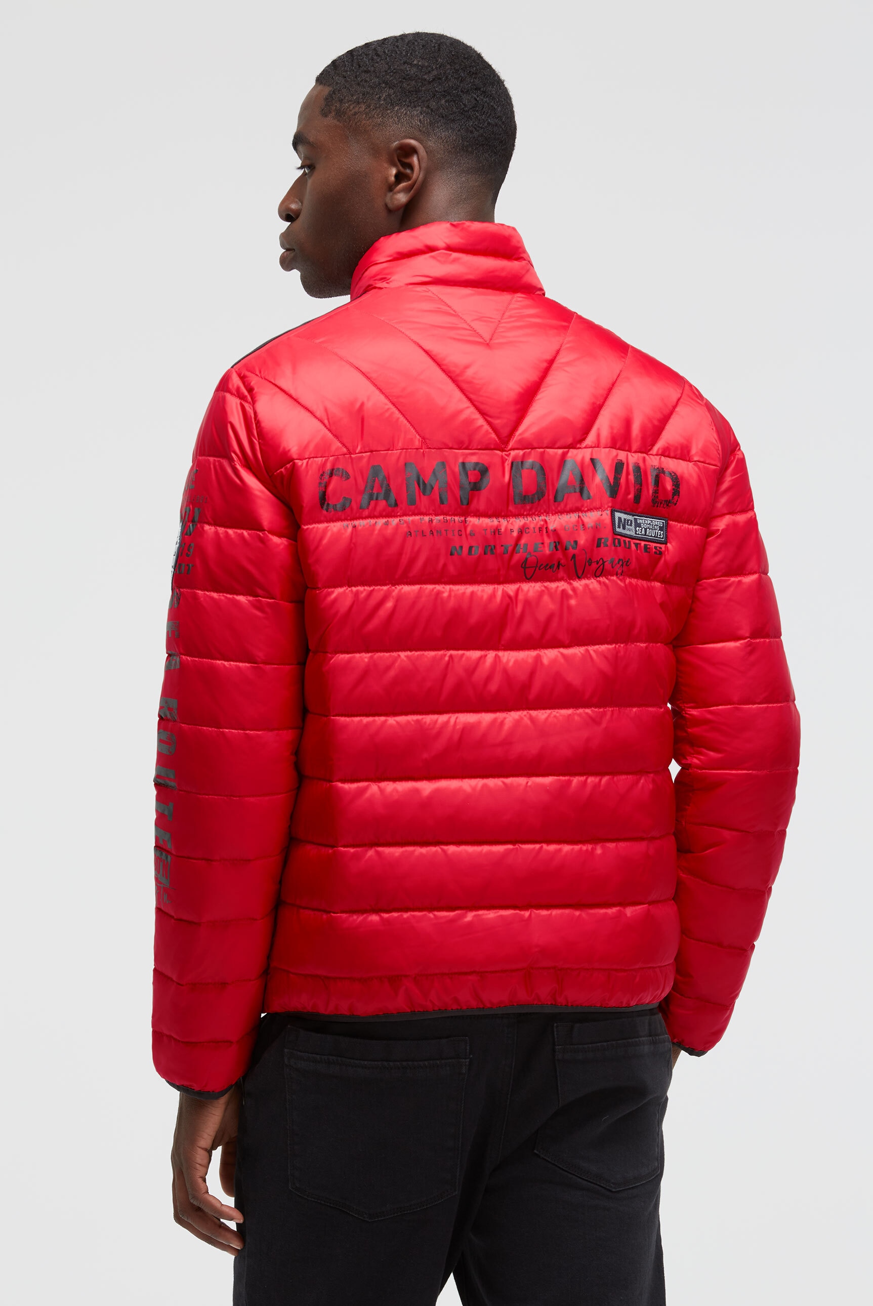 CAMP DAVID Outdoorjacke, ohne Kapuze, mit Windfangleiste