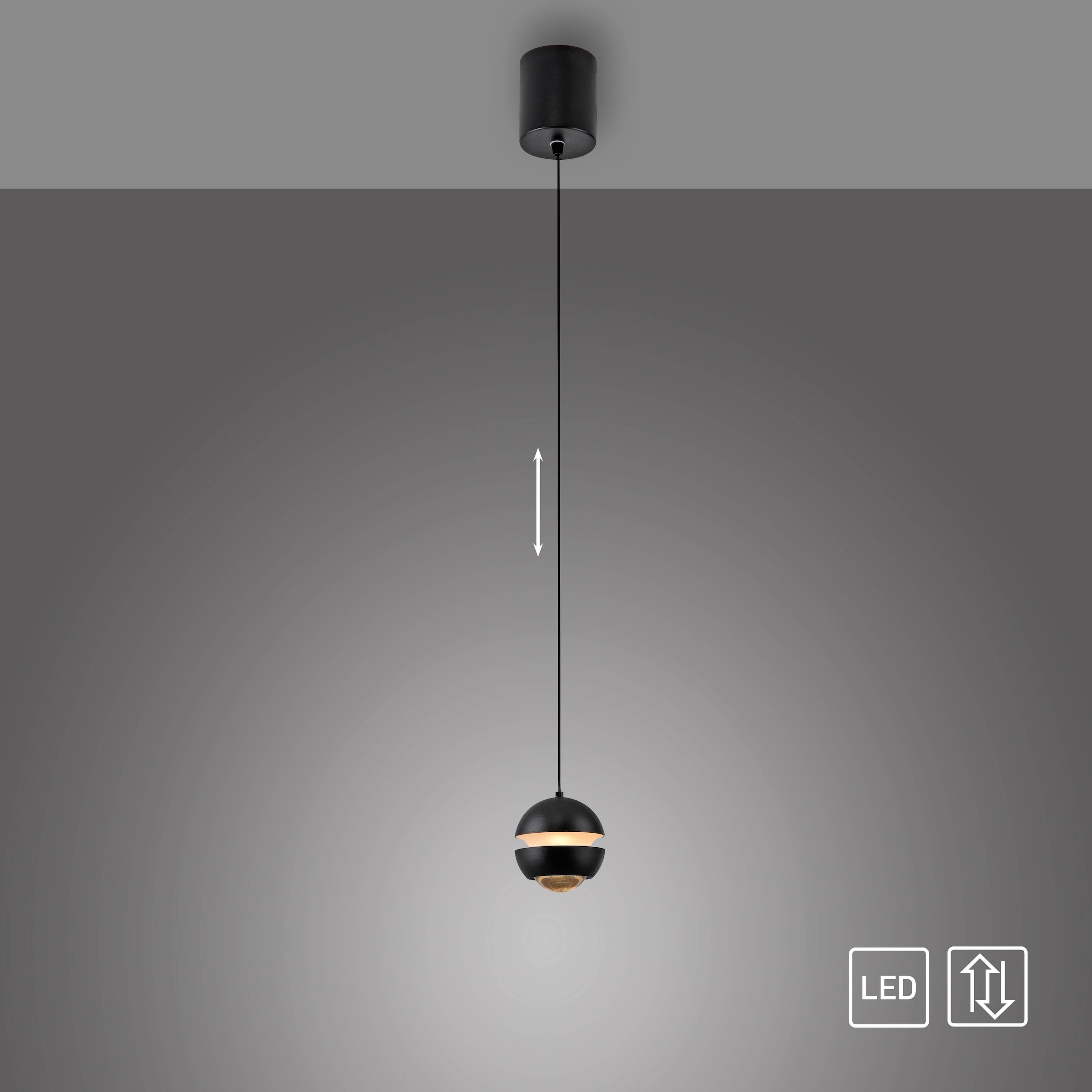 SCHÖNER WOHNEN-Kollektion LED Pendelleuchte »LINI« LED-Board 1 Stk. Warmweiß SCHÖNER WOHNEN Kollektion, Comfort-Lift