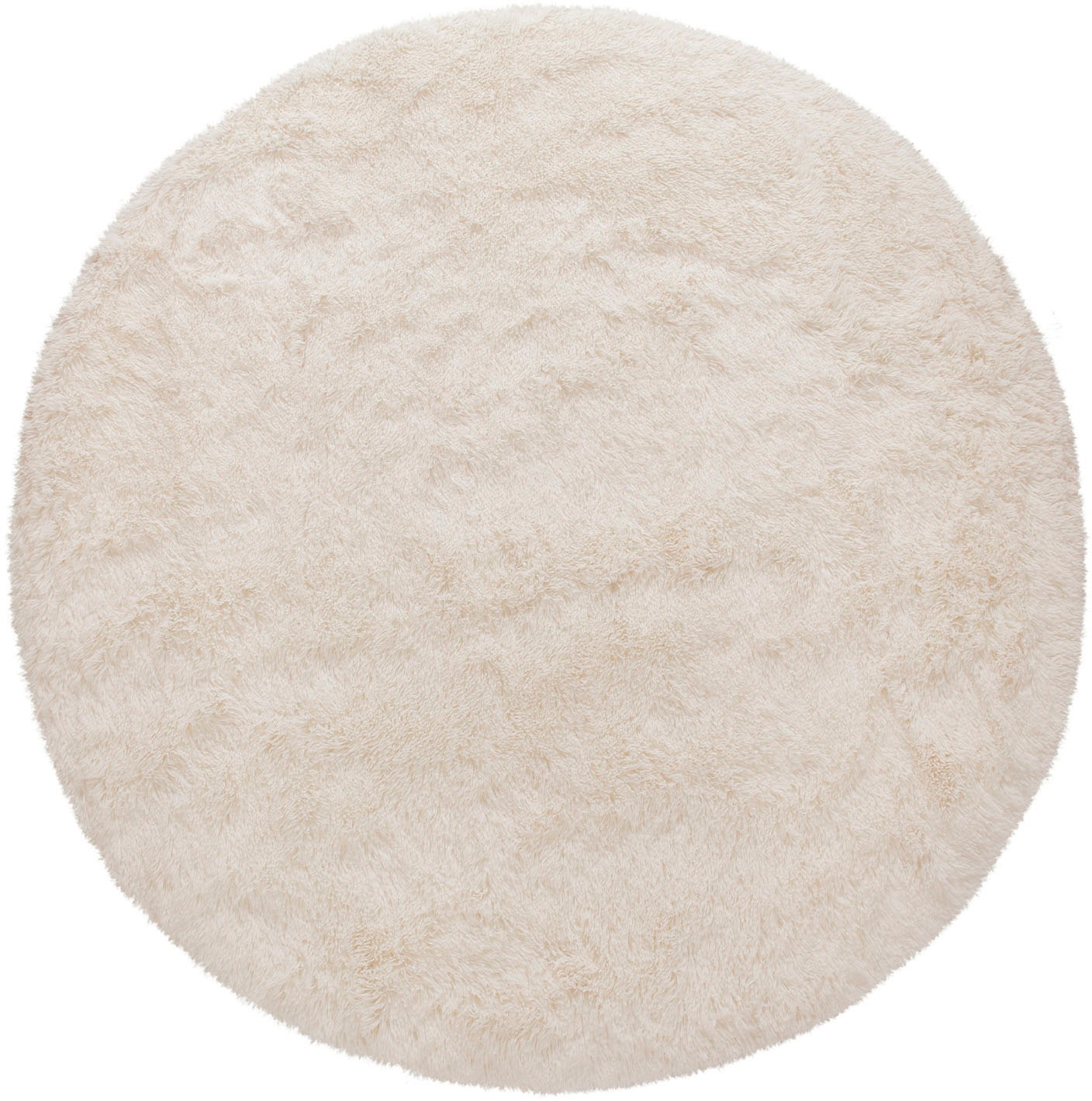 Paco Home Hochflor-Teppich "Silky 591" rund 37 mm Höhe Uni Farben, besonder günstig online kaufen