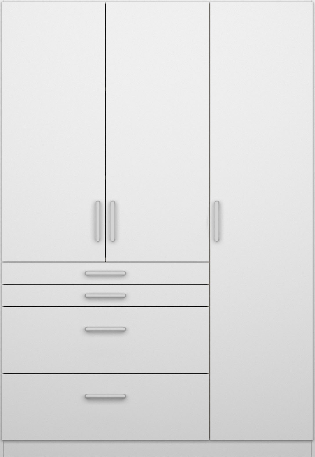 rauch Schrank-Set »Kleiderschrank Schrank Garderobe Garderobenschrank Eckschrank HOMBURG«, viel Stauraum, oberer Schubkasten mit Einteilung MADE IN GERMANY