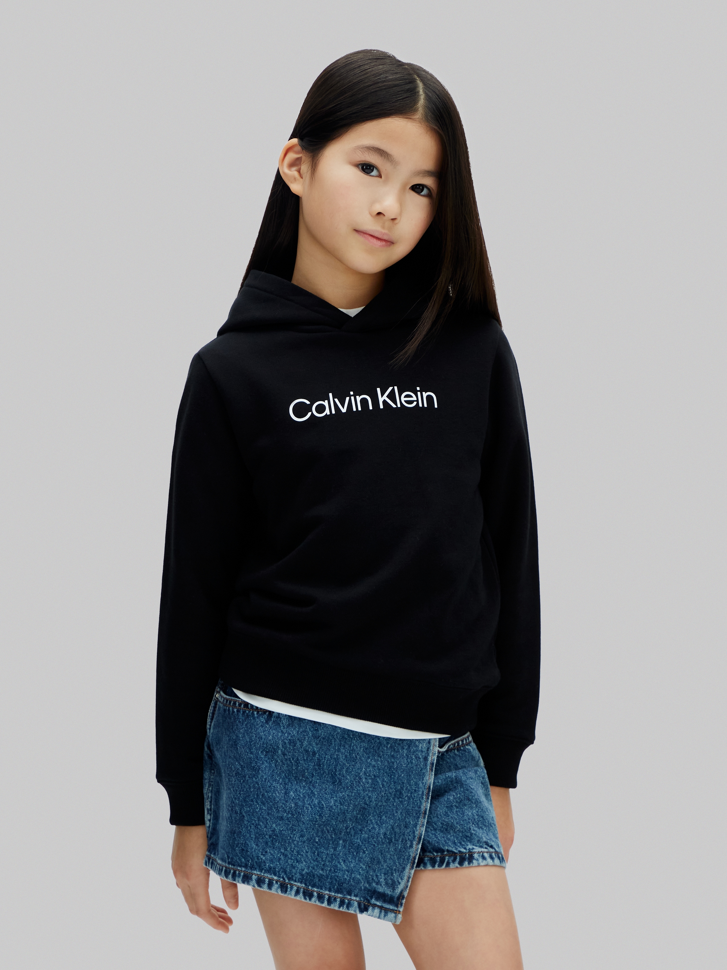 Calvin Klein Jeans Kapuzensweatshirt "LOGO HOODIE", Regular fit für Kinder, mit Logoschriftzug