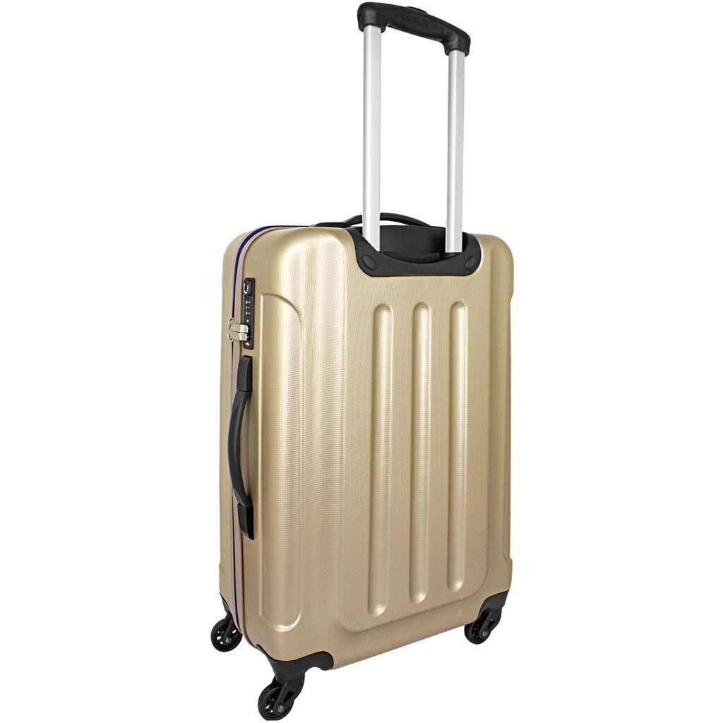 F23™ Hartschalen-Trolley »Wave 3.0, 68 cm, ricegold«, 4 Rollen