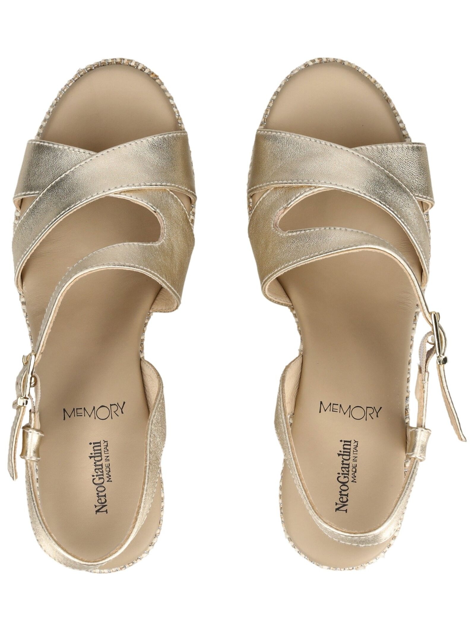 Nero Giardini Keilsandalette »Nero Giardini Sandalen Leder«