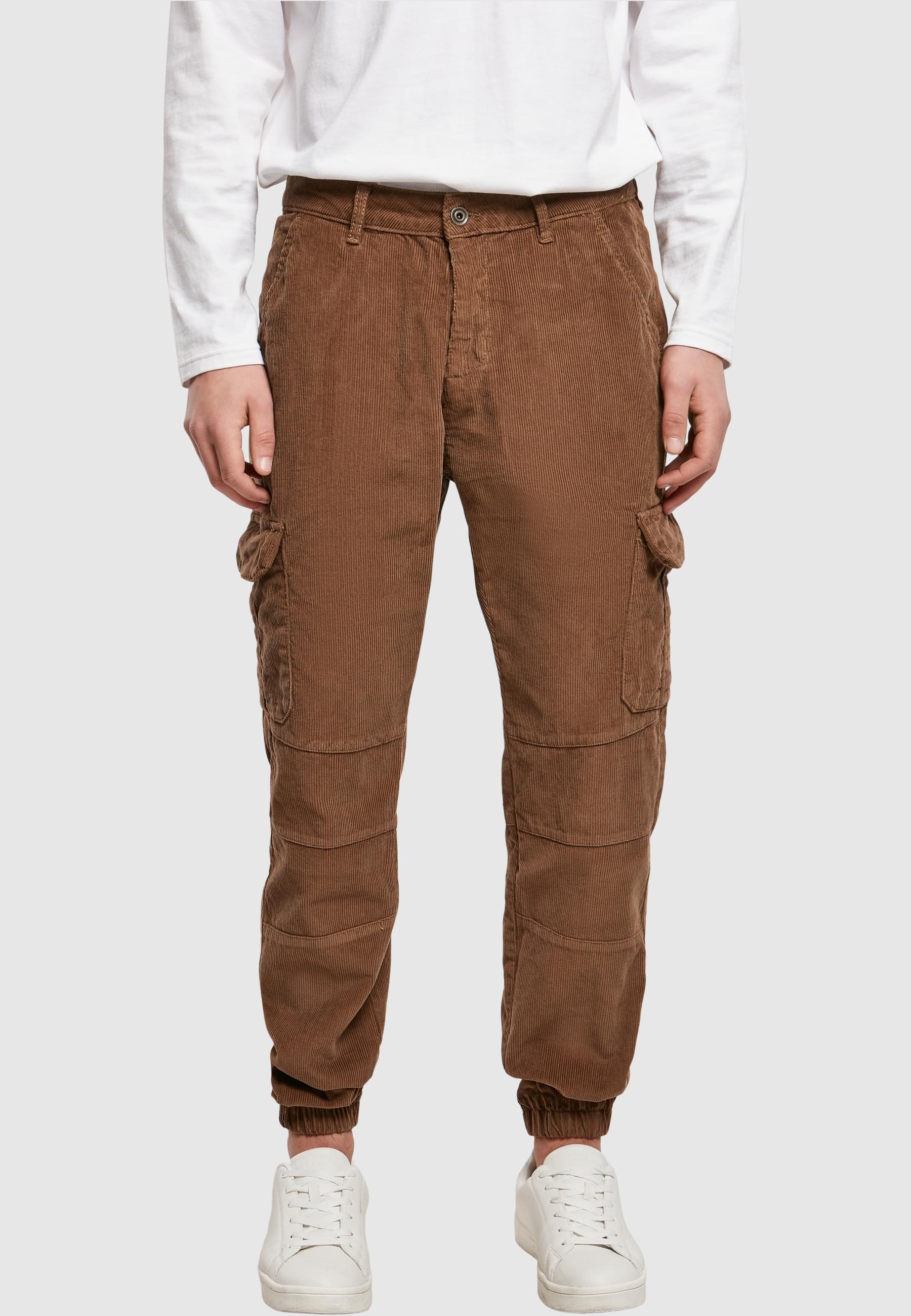URBAN CLASSICS Jogginghose »Urban Classics Herren Corduroy Cargo Jogging Pants«, (1 tlg.)