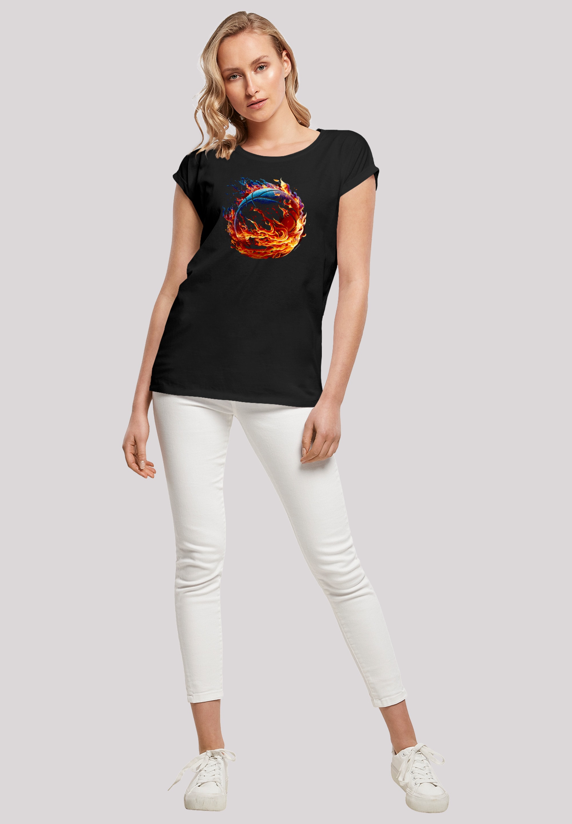 F4NT4STIC T-Shirt »Basketball On Fire Sport SHORT SLEEVE«, Print für  bestellen | BAUR