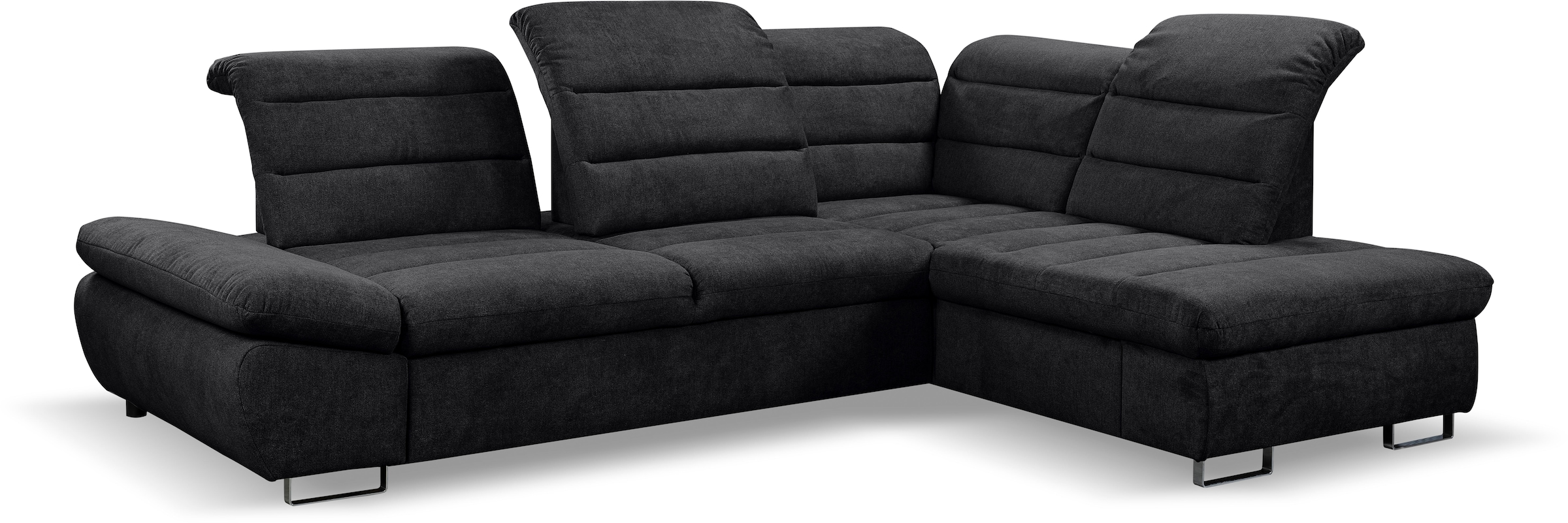 WERK2 Ecksofa "Roma L-Form", Sofa mit Schlaffunktion, Sitztiefenverstellung günstig online kaufen