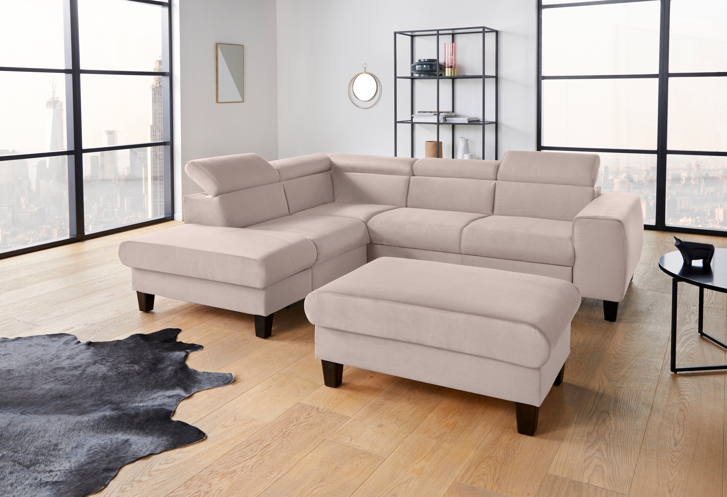 COTTA Polstergarnitur "Morven L-Form", (Set), Set bestehend aus: Ecksofa mi günstig online kaufen