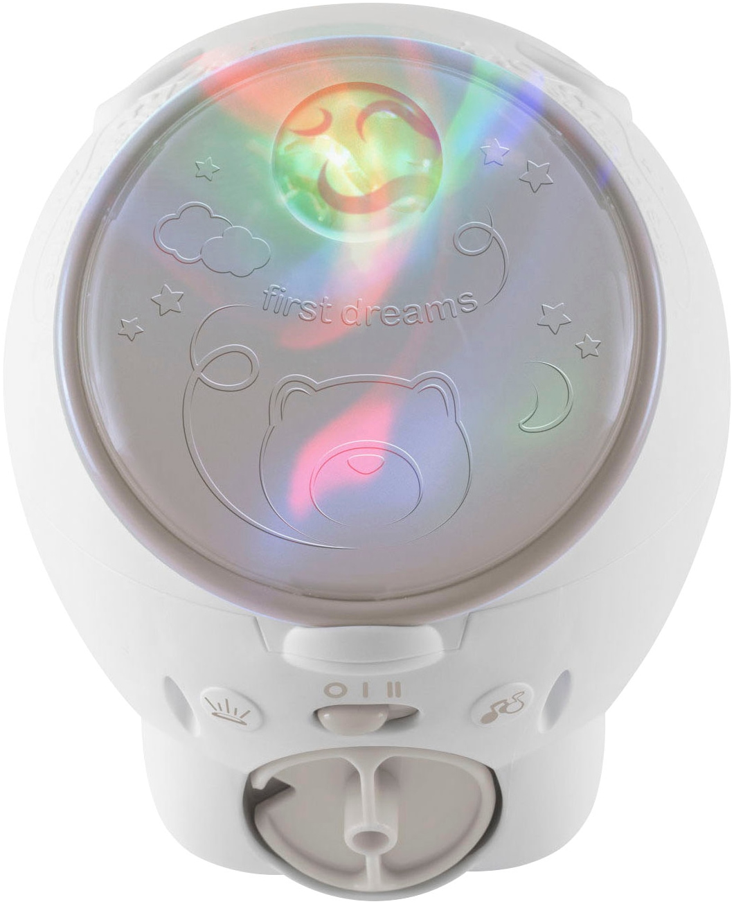 Chicco Nachtlicht »Projektor Eisbär, beige« Farbwechsler mit Projektor und Soundfunktion