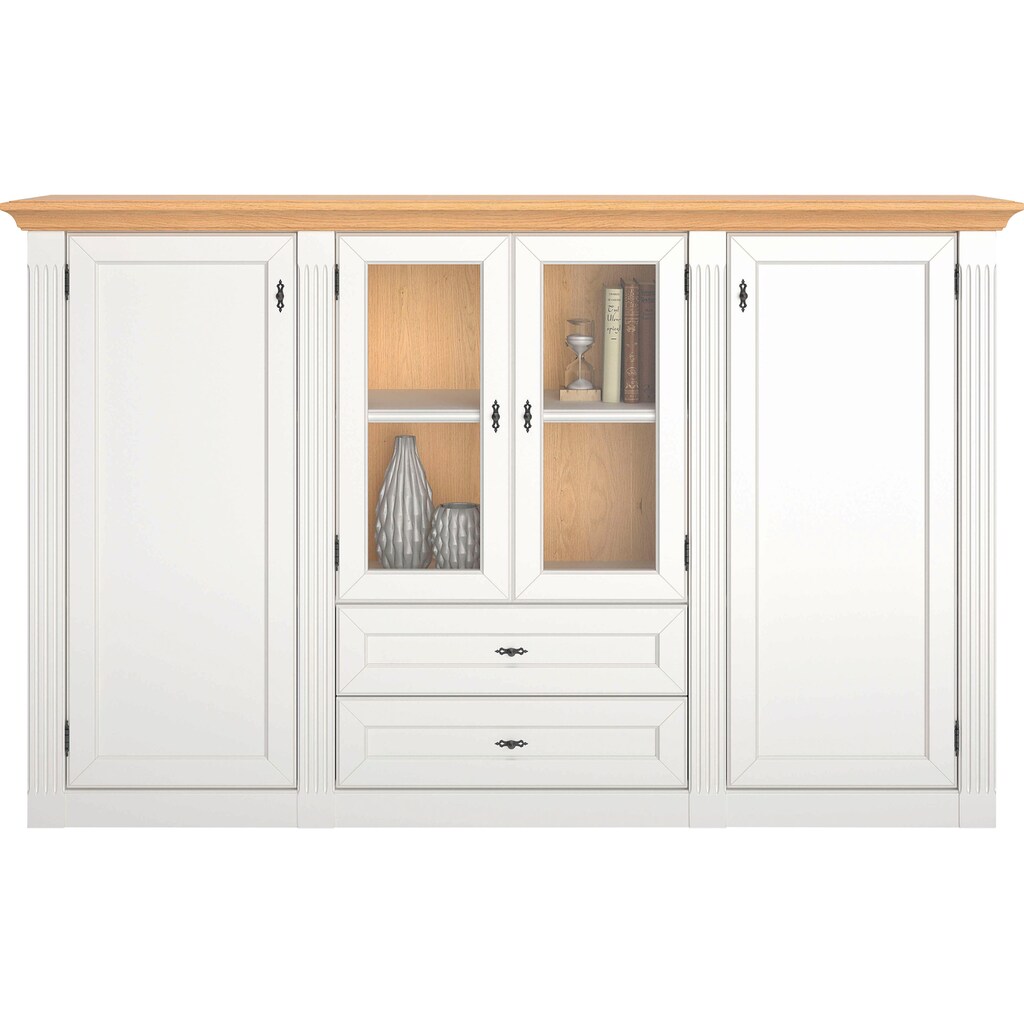 WEHRSDORFER Highboard »Maisonette«, mit 4 Türen und 2 Schubkästen, Breite 193 cm