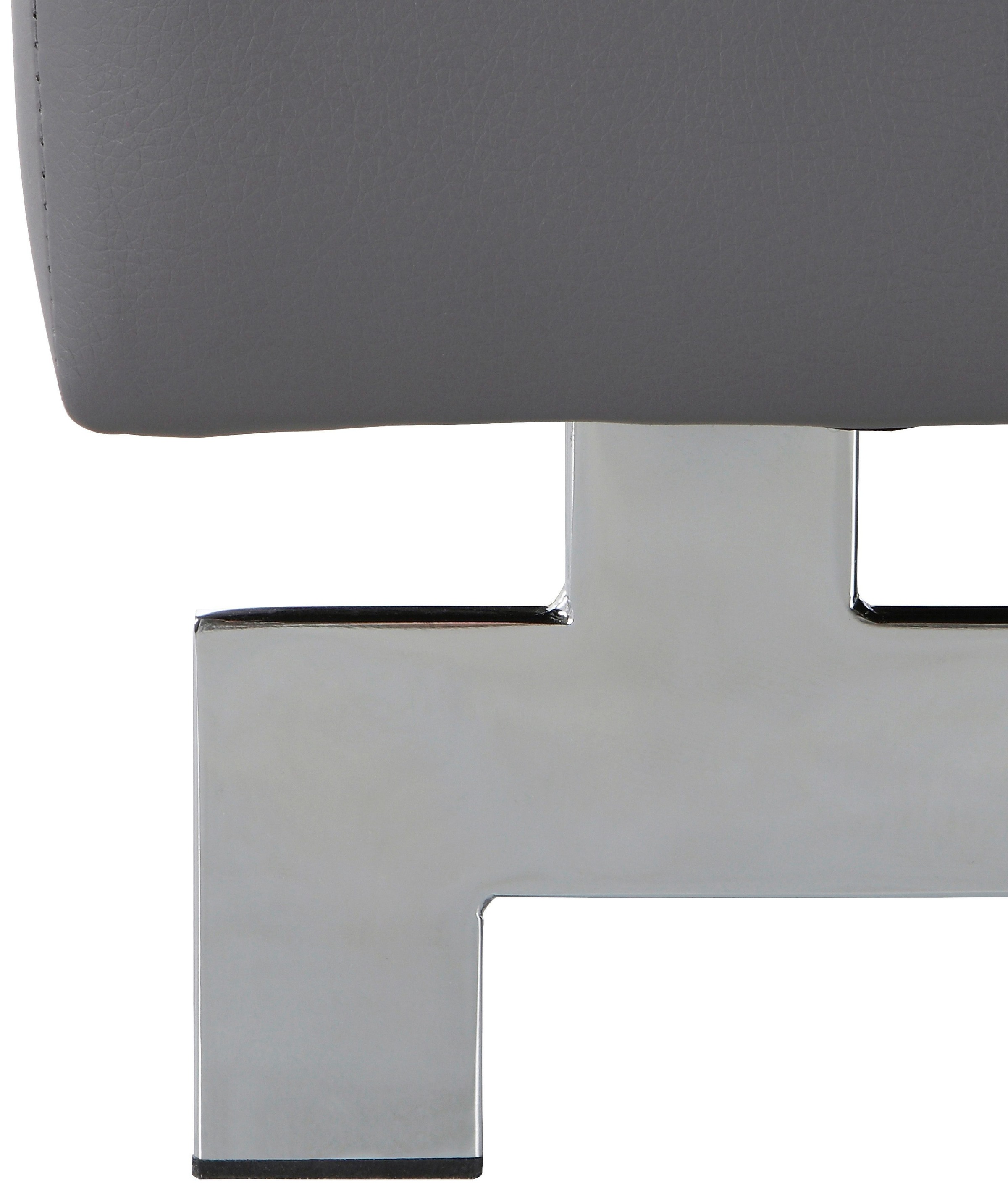 COTTA Polstergarnitur »Chef L-Form«, (Set), Set bestehend aus: Ecksofa mit Kopfteilverstellung & Hocker