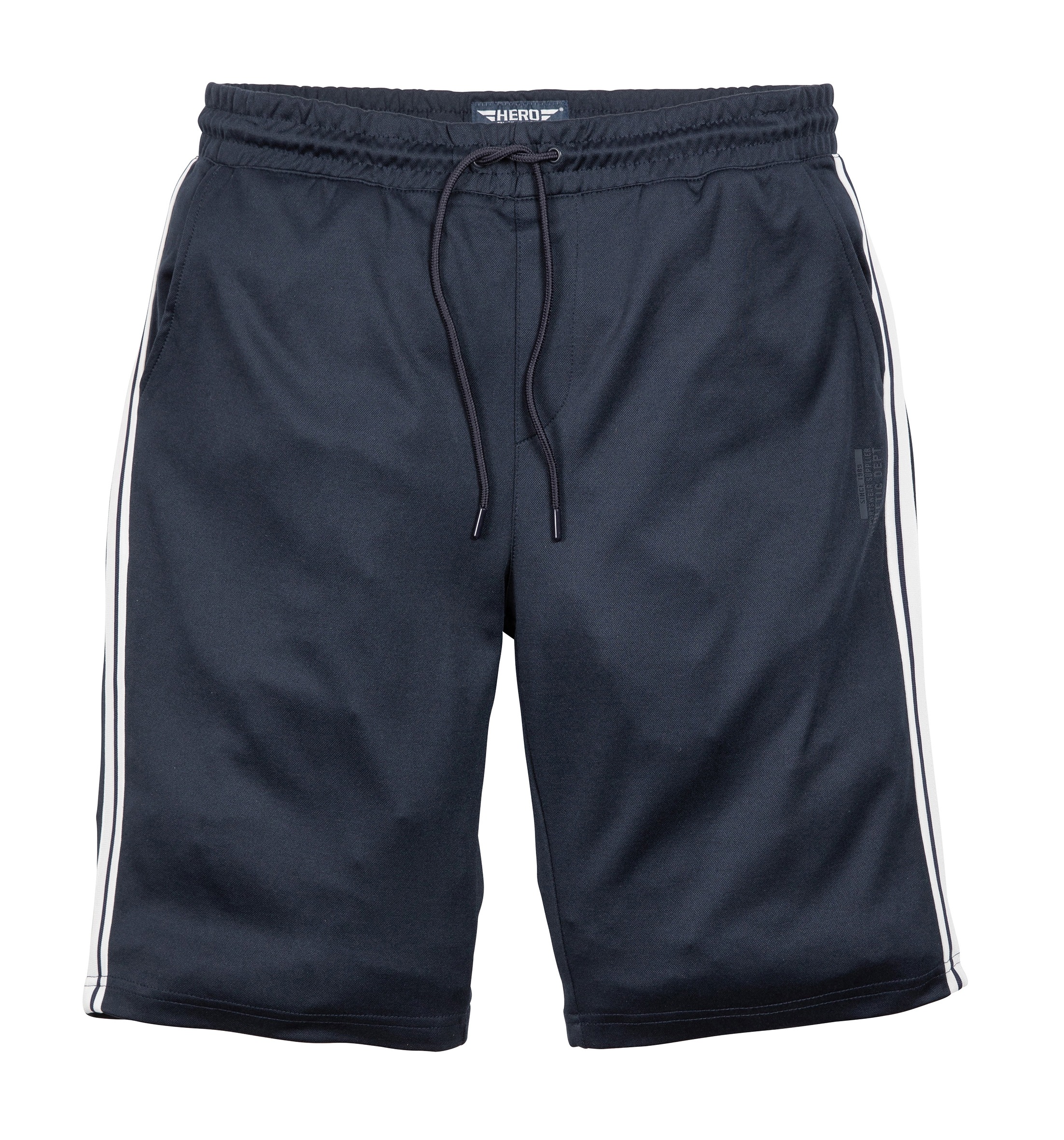HERO by John Medoox Sporthose »Sportshorts mit Streifen Hero by John Medoox Sporthose«, Tapered Fit Casual Funktionsstoff für Herren