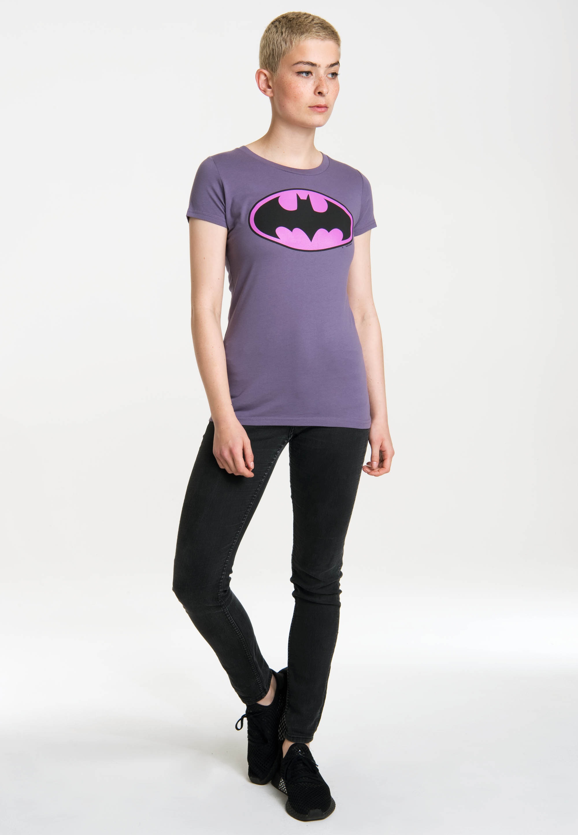 LOGOSHIRT T-Shirt »Batman«, mit schlichtem Print