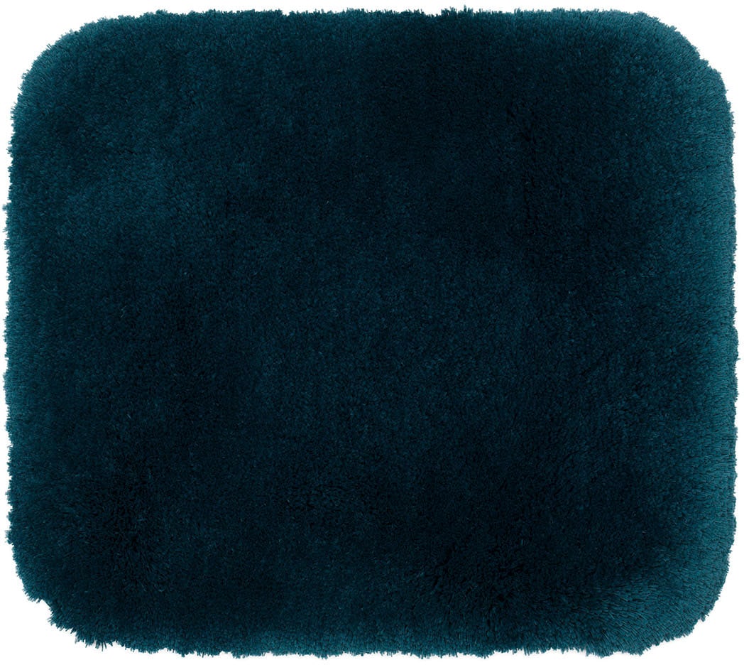 Badematte GÖZZE, blau, Polyester, Badematten, "»DELUXE«", mit extra hohem Flor