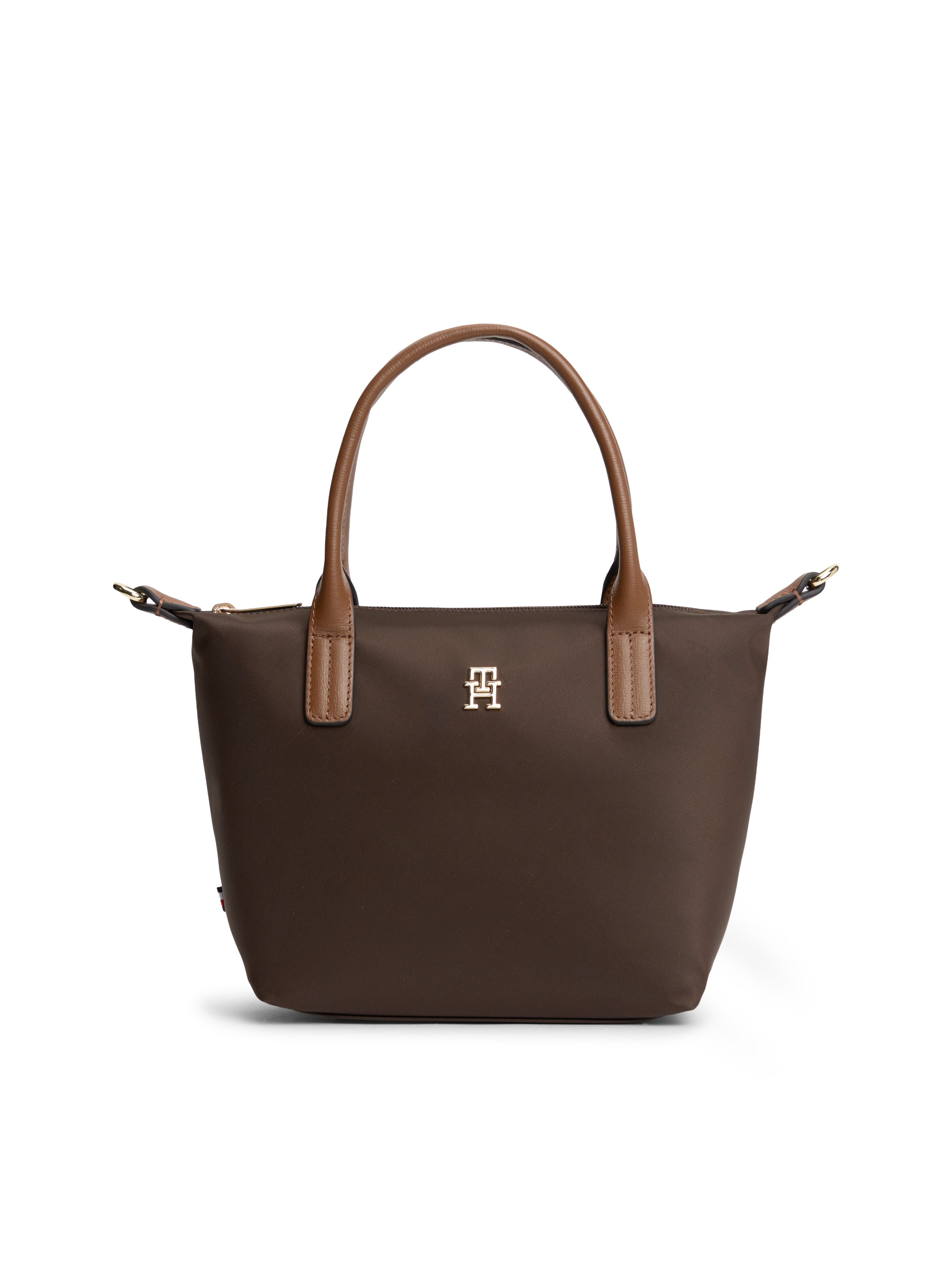 Tommy Hilfiger Tragetasche "POPETTE MINI TOTE" Damen Umhängetasche, Minibag mit abnehmbarem Umhängeriemen