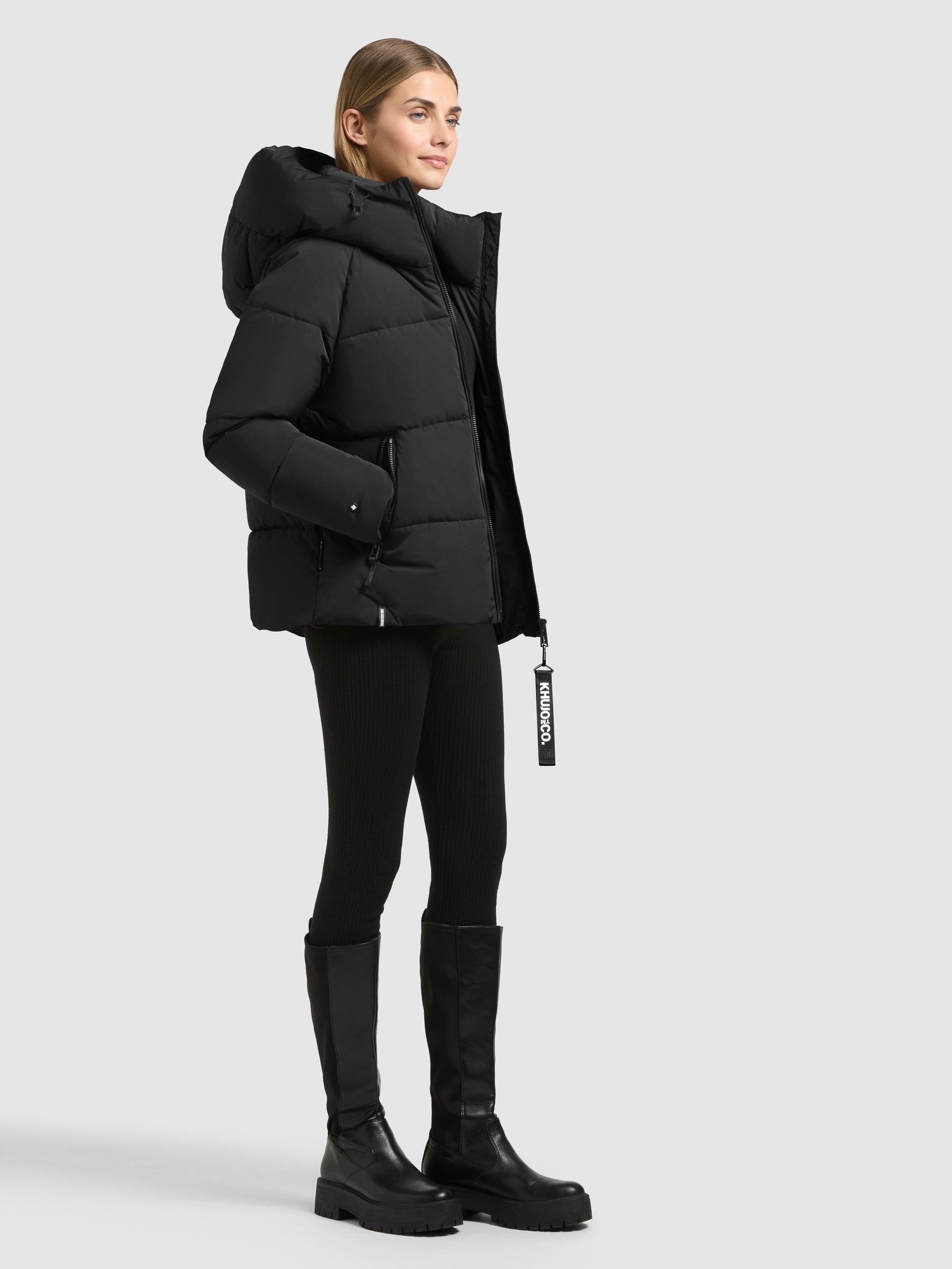 khujo Steppjacke »ONO2« mit Kapuze