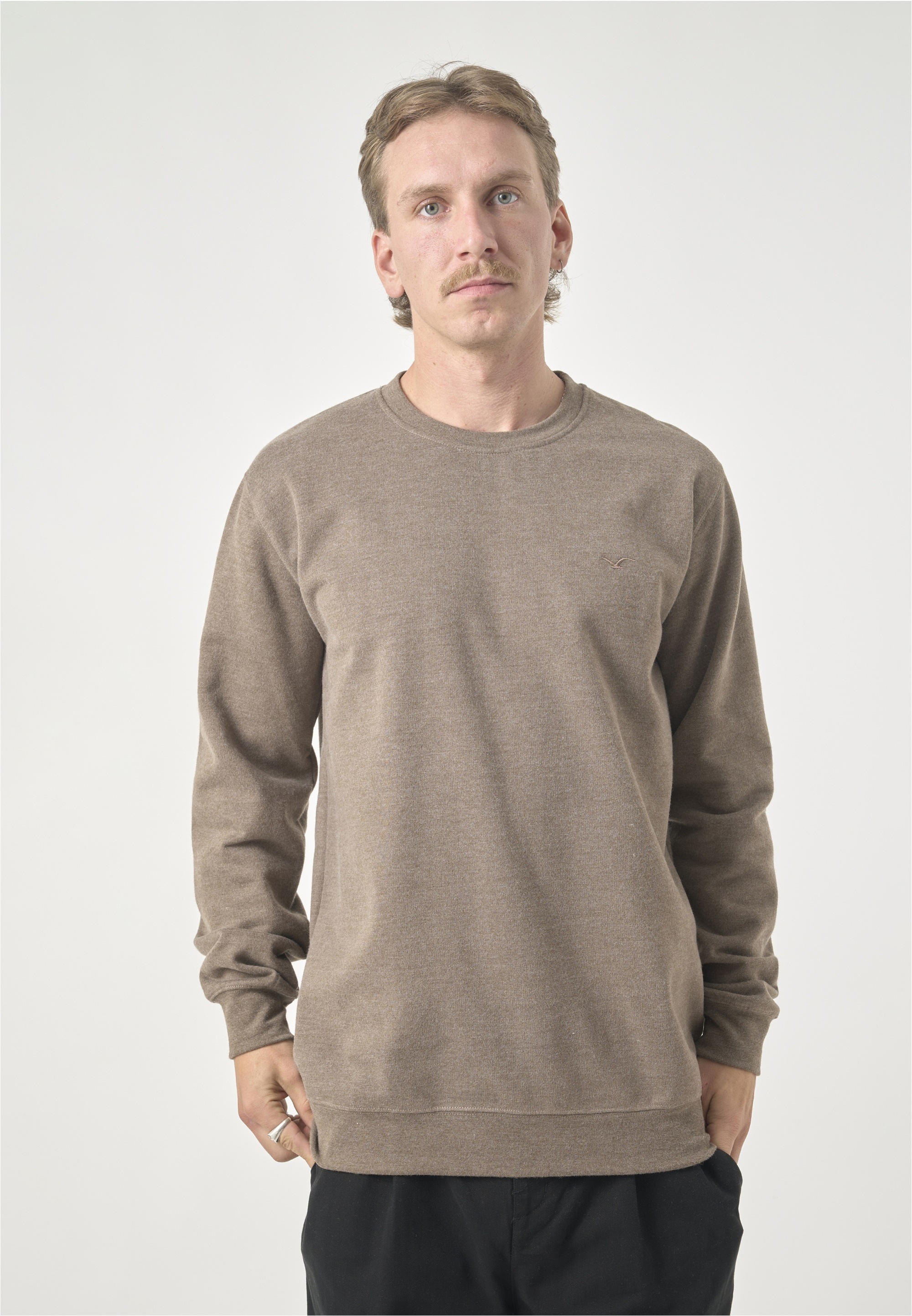 Cleptomanicx Sweatshirt »Ligull«, mit kleiner Möwen-Stickerei