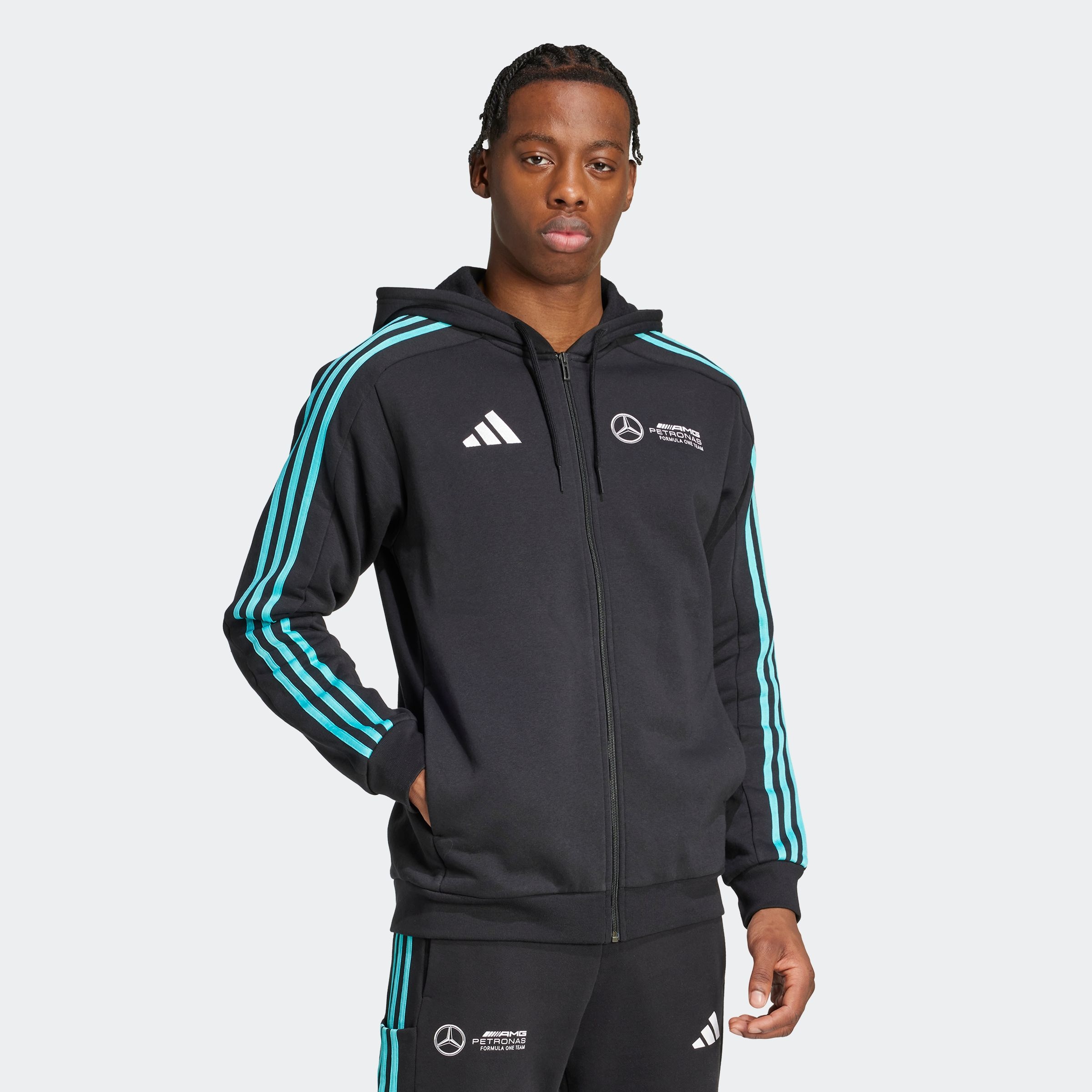 adidas Performance Kapuzensweatshirt »MER DNA FZ HD M«, Mercedes AMG Männer Motorsport