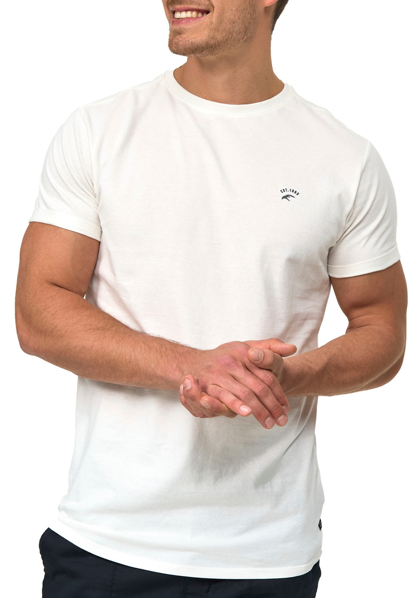 Indicode Rundhalsshirt "INKloge" günstig online kaufen