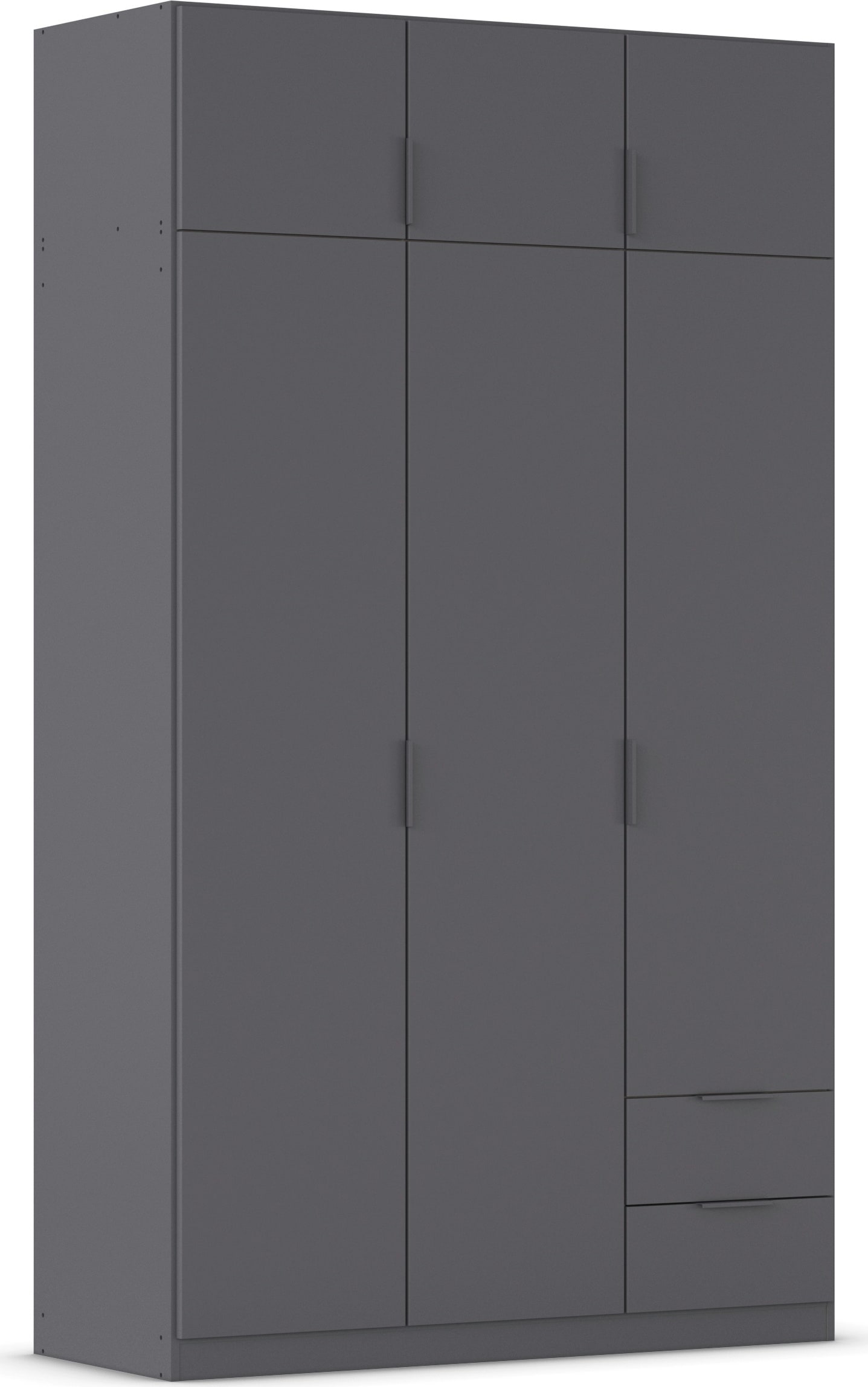 rauch Kleiderschrank "Drehtürenschrank Schrank Garderobe Ankleide Schlafzimmer LAGOA" 3 verschiedene Ausstattungen BASIC/CLASSIC/PREMIUM (inkl. SOFT-CLOSE), mit geräumigen Schubladen, optional mit Aufsatz MADE IN GERMANY