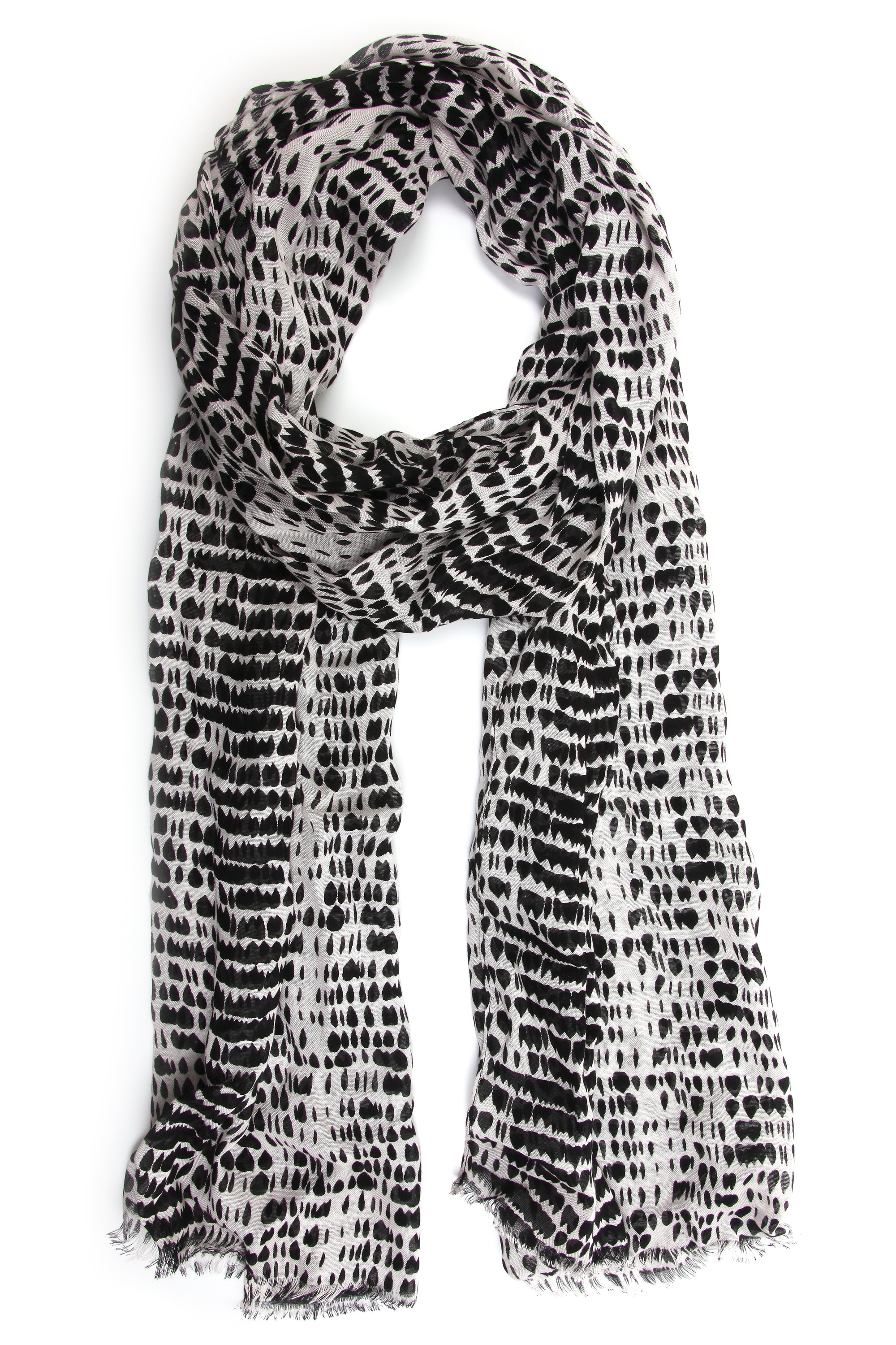 COLLEZIONE ALESSANDRO Modeschal "Vasca", 1 Stk. mit vielen kleinen Farbklec günstig online kaufen