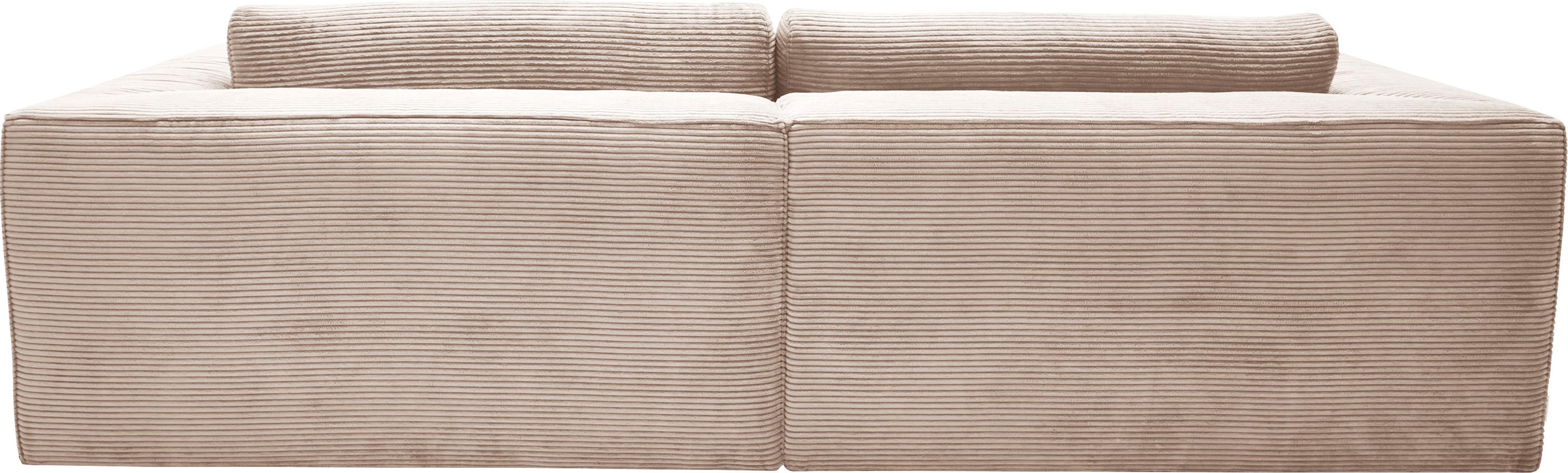 TOM TAILOR HOME Ecksofa »Big Cube Style«, (2 St.), mit cleanen Stegkissen, extra große Sitztiefe, Breite 240cm