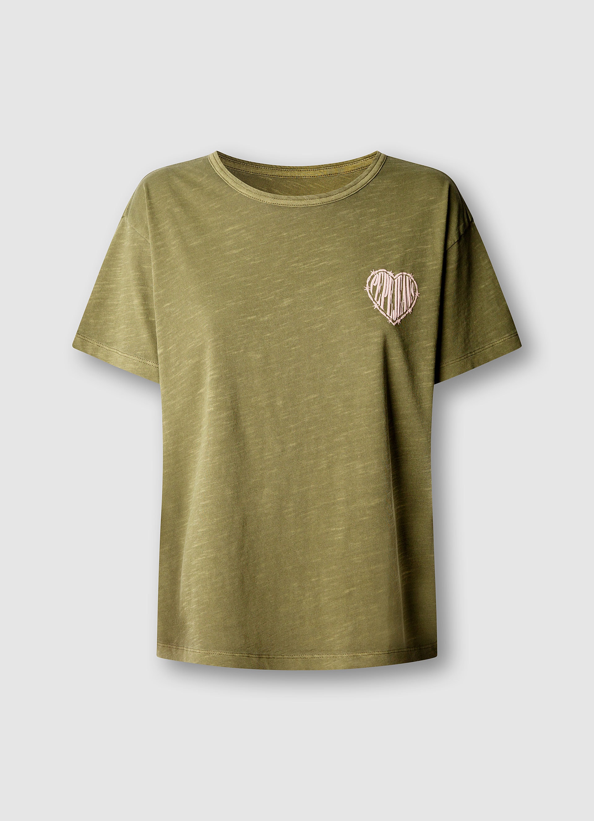 Pepe Jeans T-Shirt »BENJAMINA« mit Logo-Detail, Baumwoll-Qualität