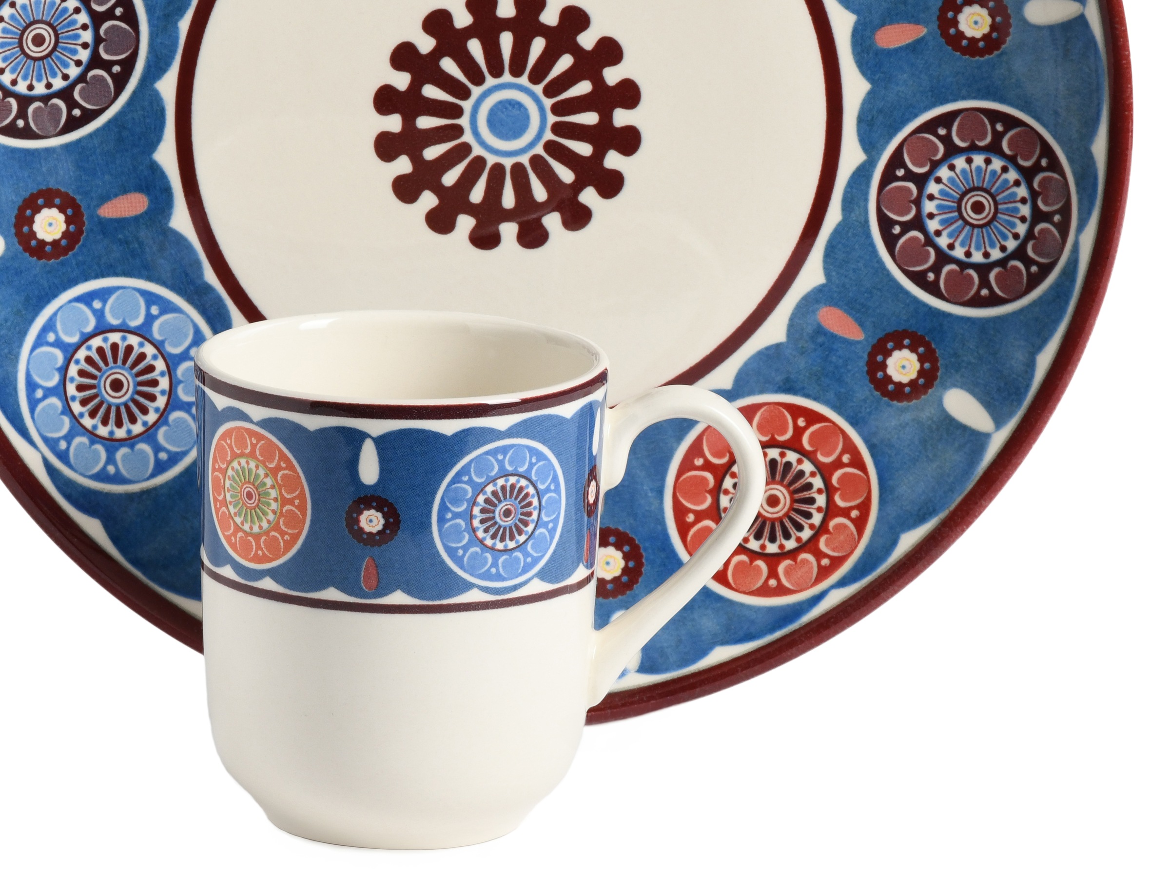 CreaTable Kombiservice »Sumaya, Kombi-Service 16-tlg«, (Set, 16 tlg.), Mandala Motive