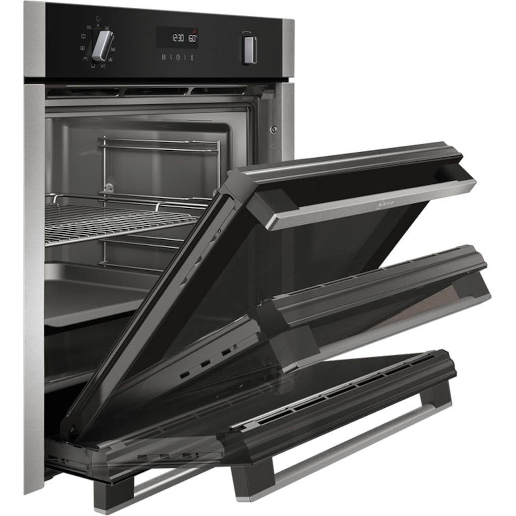 NEFF Einbaubackofen »B6ACH7AN0«, N 50, B6ACH7AN0, mit Hide®, Pyrolyse, EasyClean, CircoTherm®-Heißluft