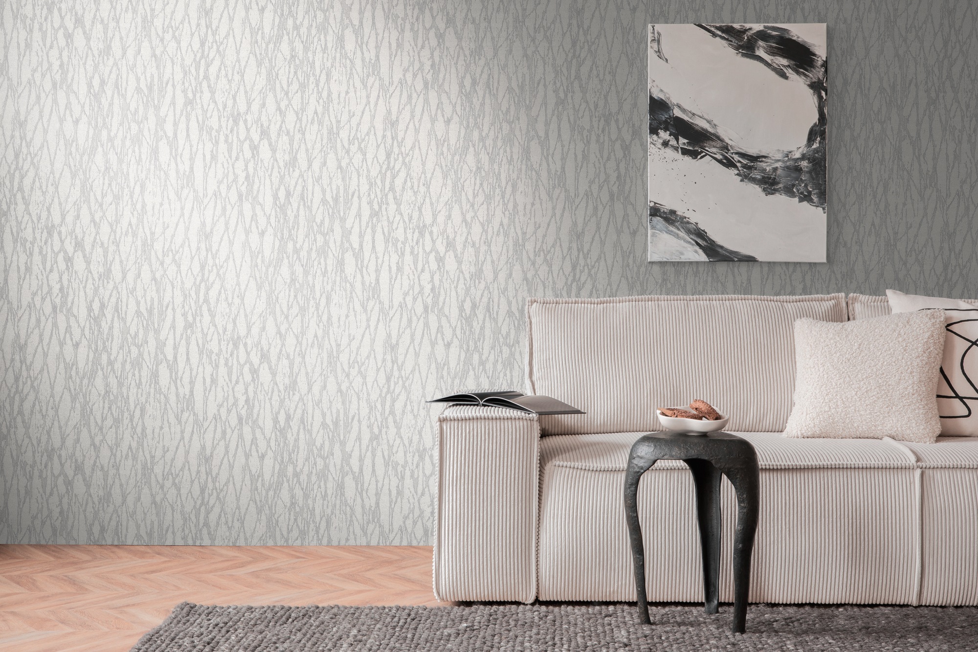living walls Vliestapete »Smart«, leicht glänzend, Vliestapete Steintapete für Schlafzimmer Küche Wohnzimmer Stein-Optik