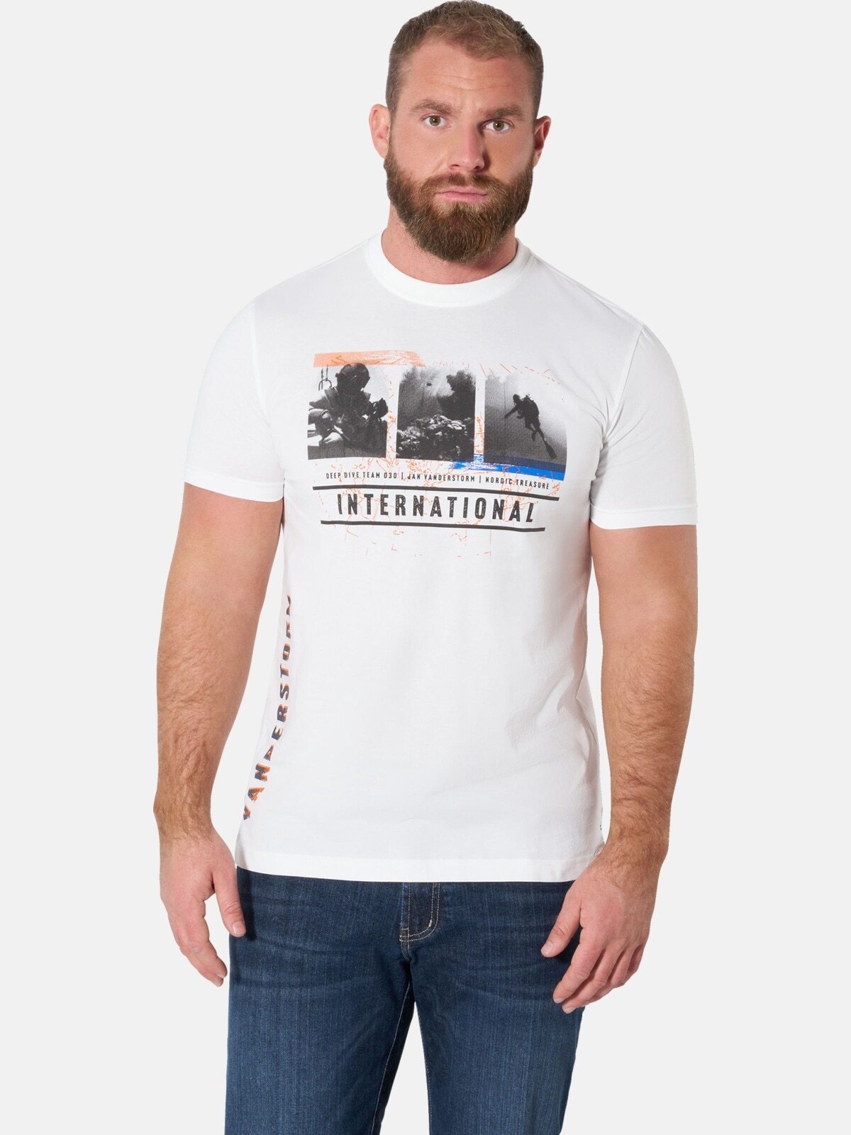 Jan Vanderstorm T-Shirt "T-Shirt SYNDELF"