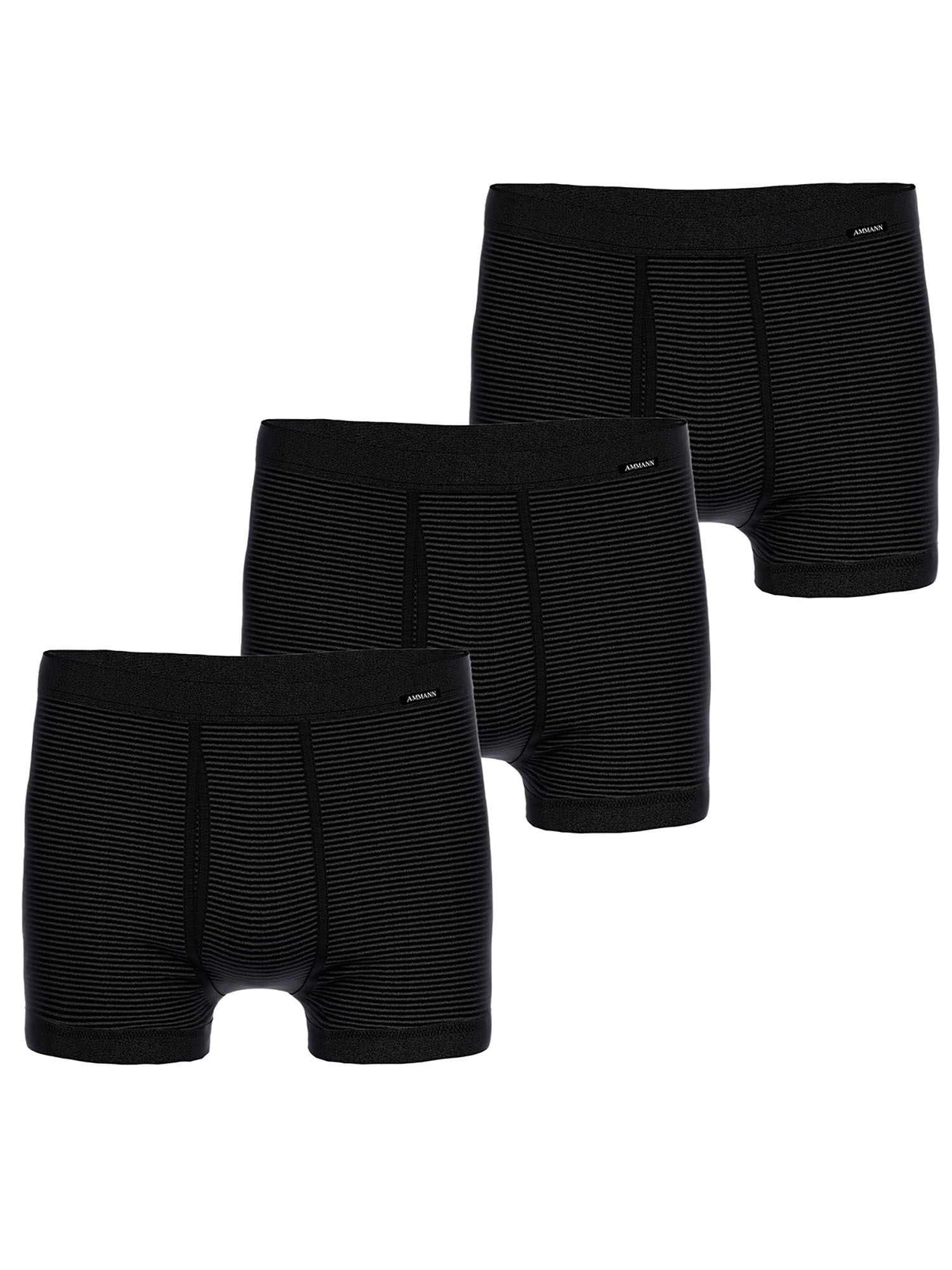 Ammann Retro Pants "3er Pack Hose kurz mit Eingriff Day Classic / Jeans Feinripp" 3 Stück