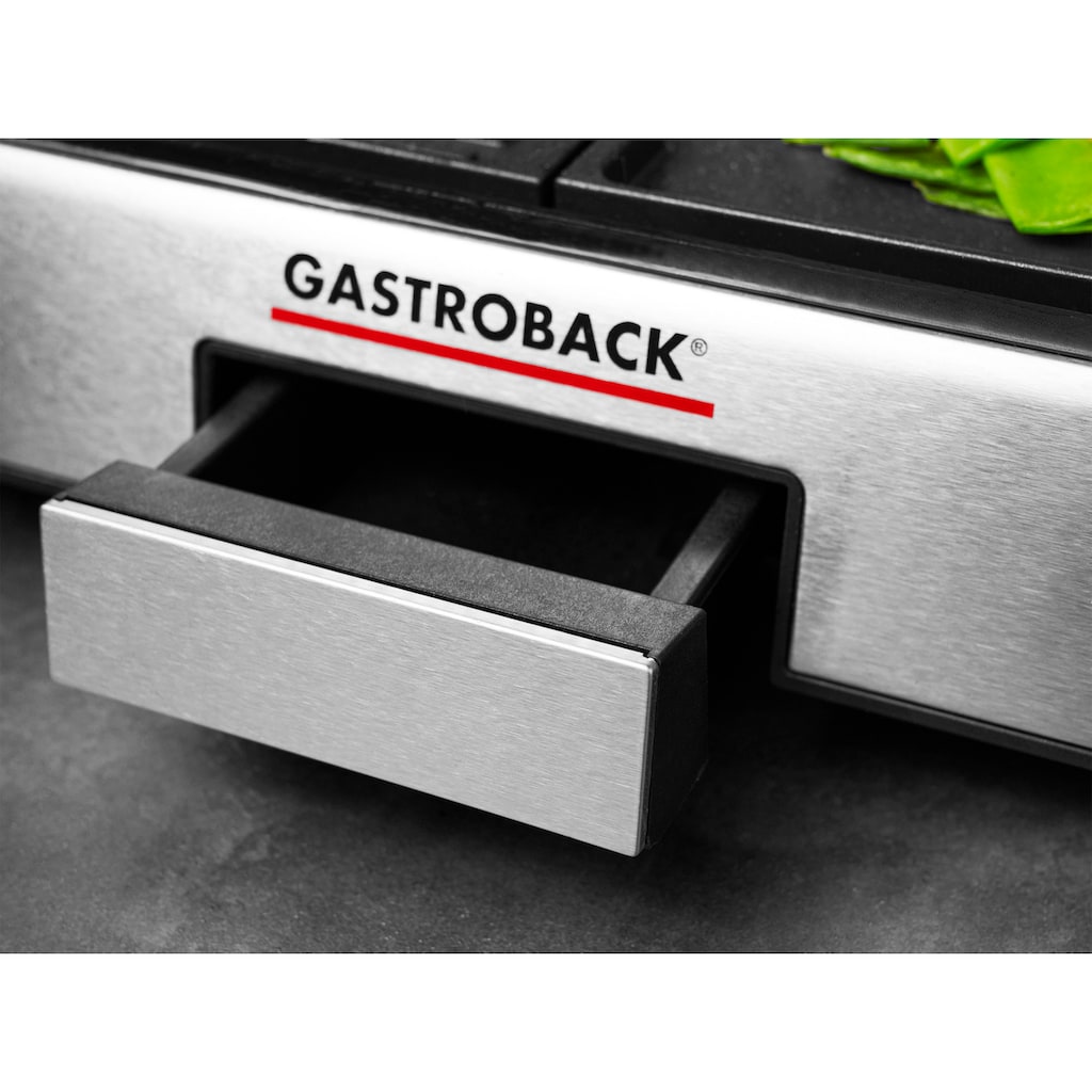 Gastroback Tischgrill »42524 Design Plancha & BBQ«, 2000 W