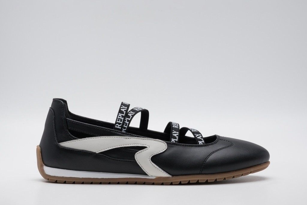 Replay Sneaker Ballerinas  Slipper, Schlupfschuh mit elastischen Gummizügen