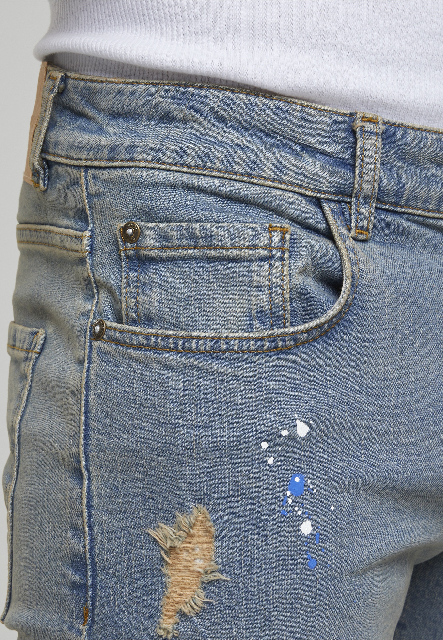 2Y Premium Jeansshorts »2Y Premium Leonardo Ripped Slim Fit Shorts«
