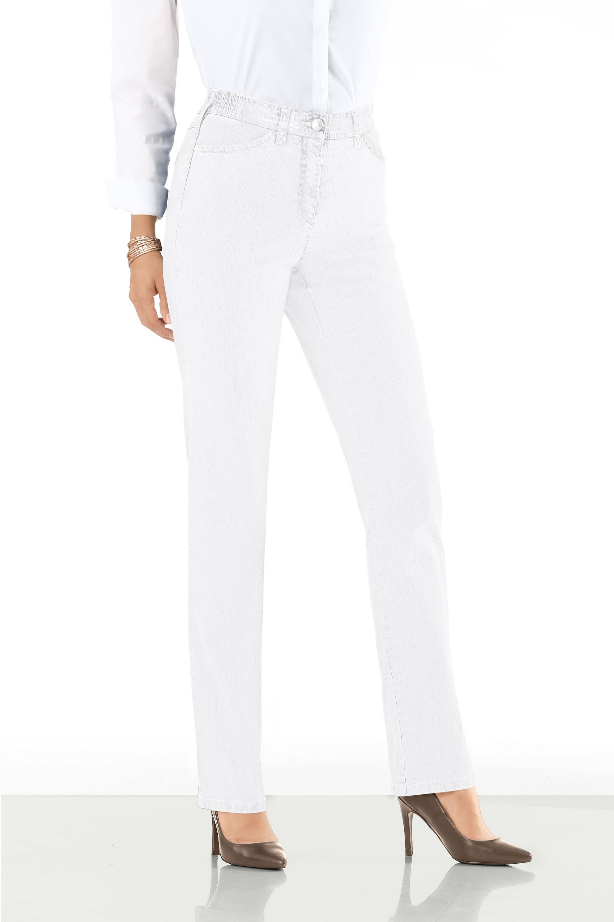 Goldner Carla Regular Fit Jeans White Size 42 2