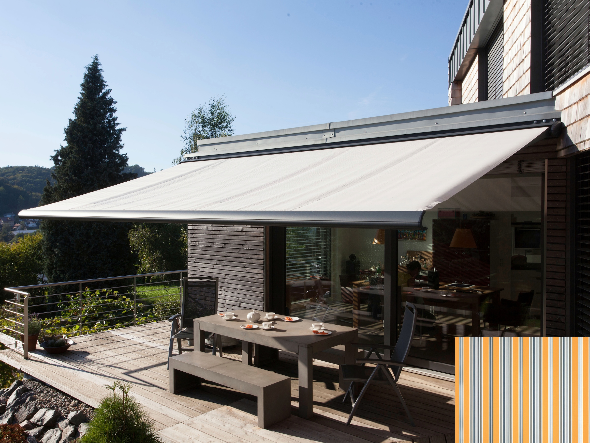 Wismar Kassettenmarkise »Classic S-Compact«, Breite: 600 cm, Ausfall: 250 cm