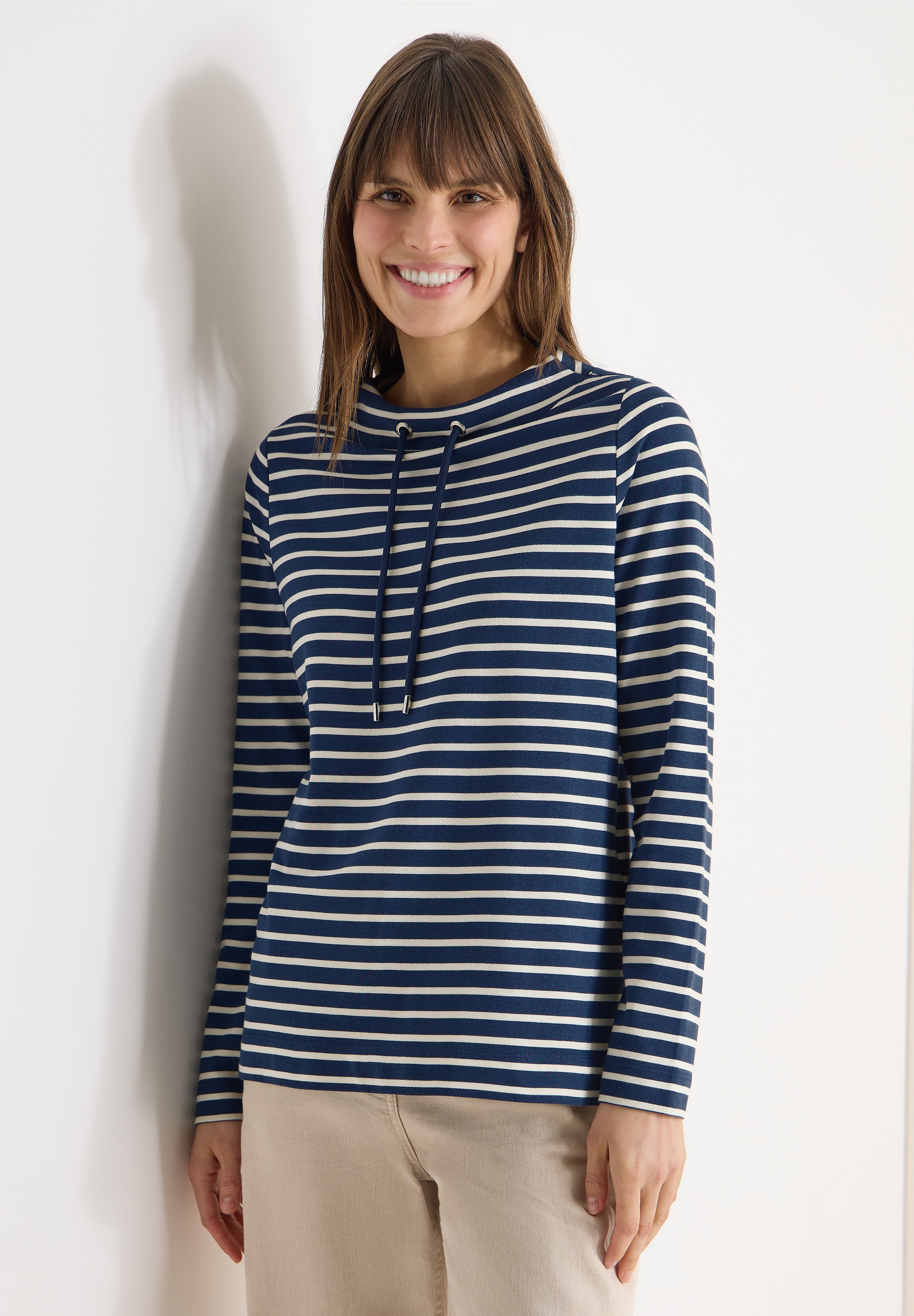 Cecil Langarmshirt im Streifendesign