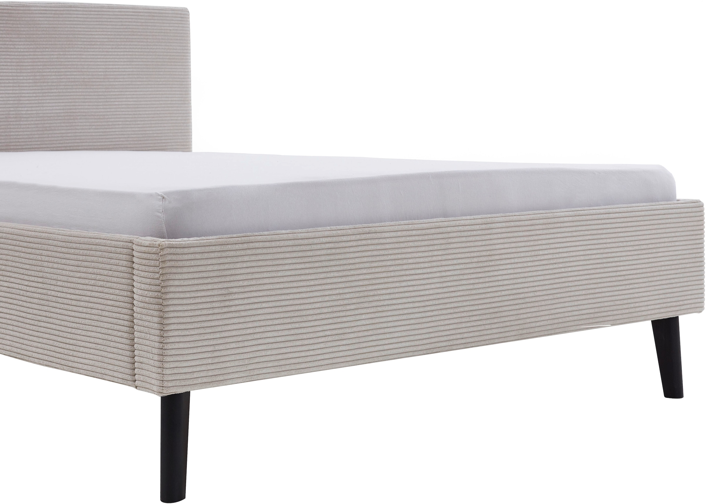 meise.möbel Polsterbett »Avola«, erhältlich in den Breiten 140 & 180cm, Bezugsstoff Cord