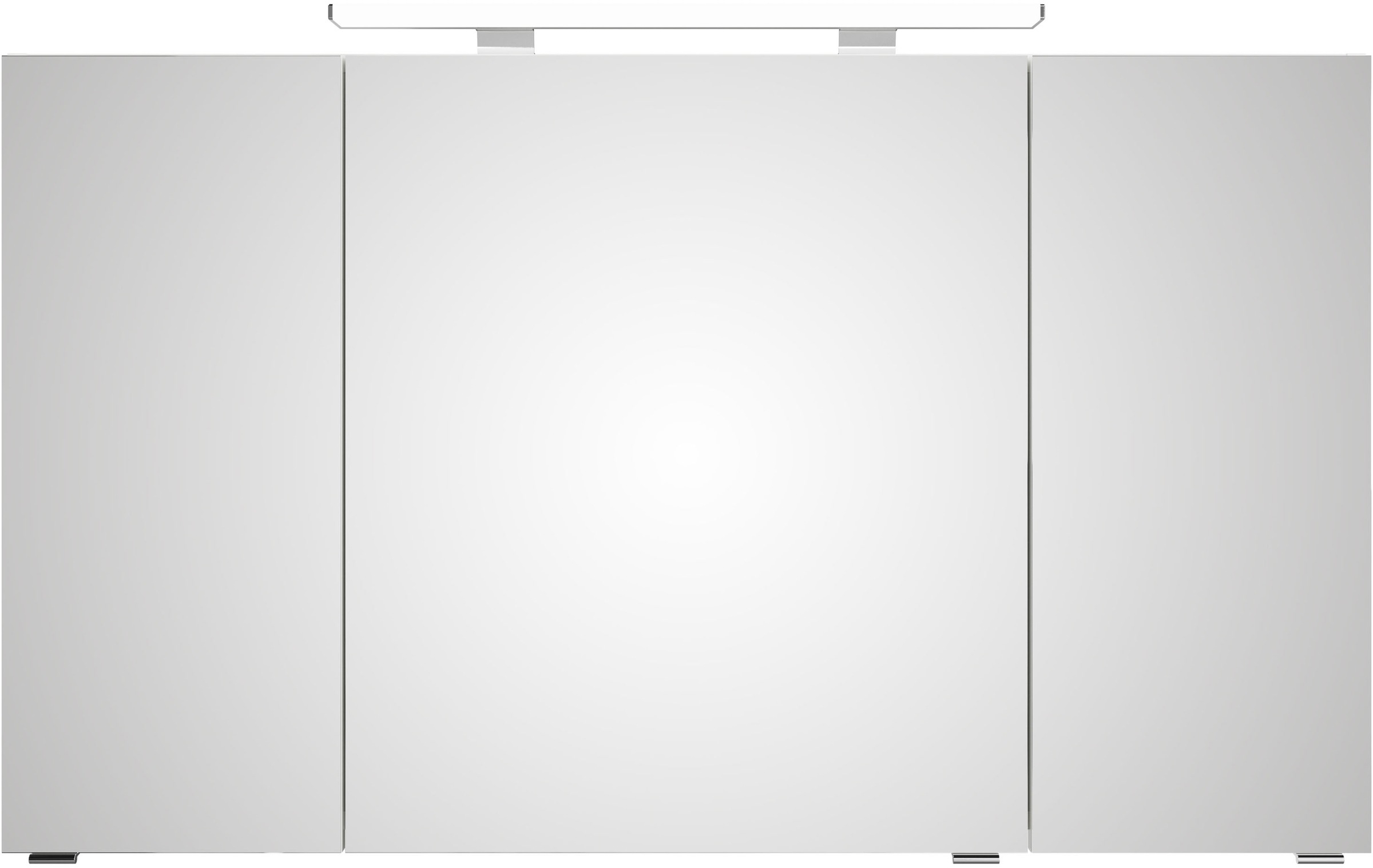 Saphir Badmöbel-Set »Serie 4010 4-teilig Keramik-Waschtisch mit LED-Spiegelschrank«, (Set), Badezimmer Set mit Unterschrank, Midischrank, inkl. Türdämpfer
