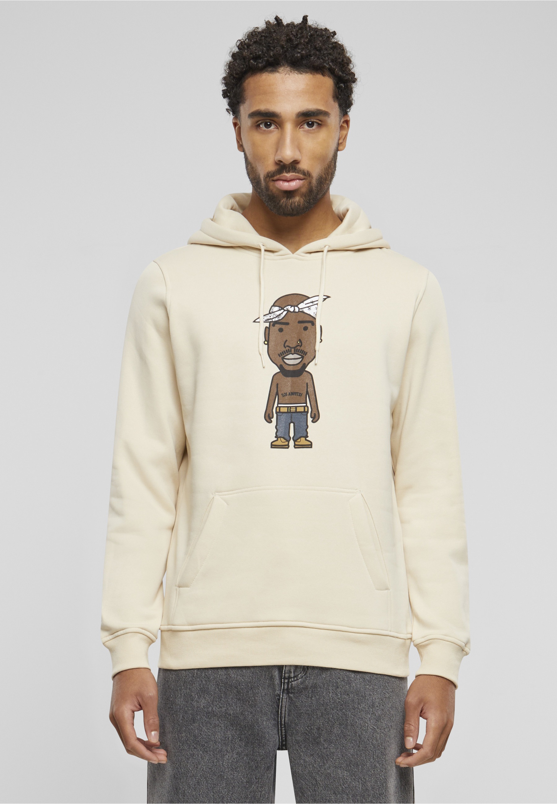 MisterTee Kapuzenpullover "MisterTee Herren LA Sketch Hoody" 1 Stk. günstig online kaufen