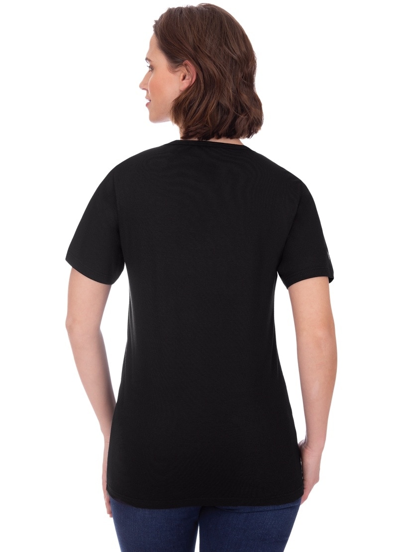 Black Friday Trigema T-Shirt »TRIGEMA V-Shirt aus 100% Bio-Baumwolle (kbA)«  | BAUR