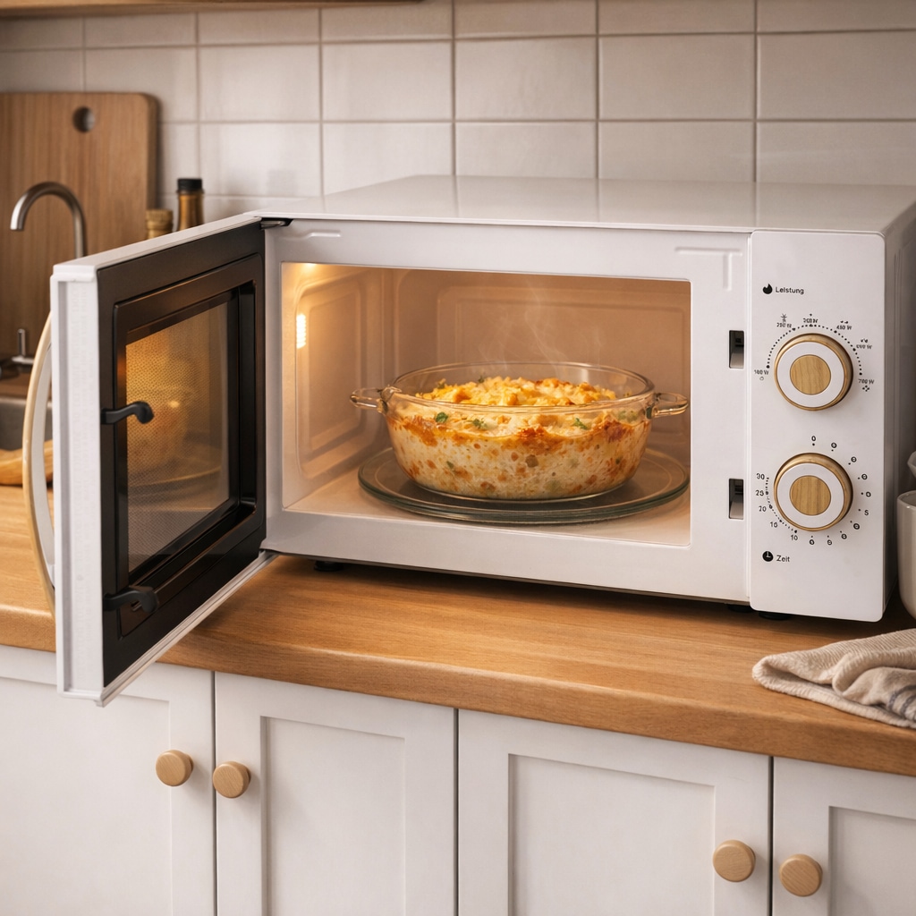 Hanseatic Mikrowelle »634711« Mikrowelle 700 W Auftaufunktion, 6 Leistungsstufen