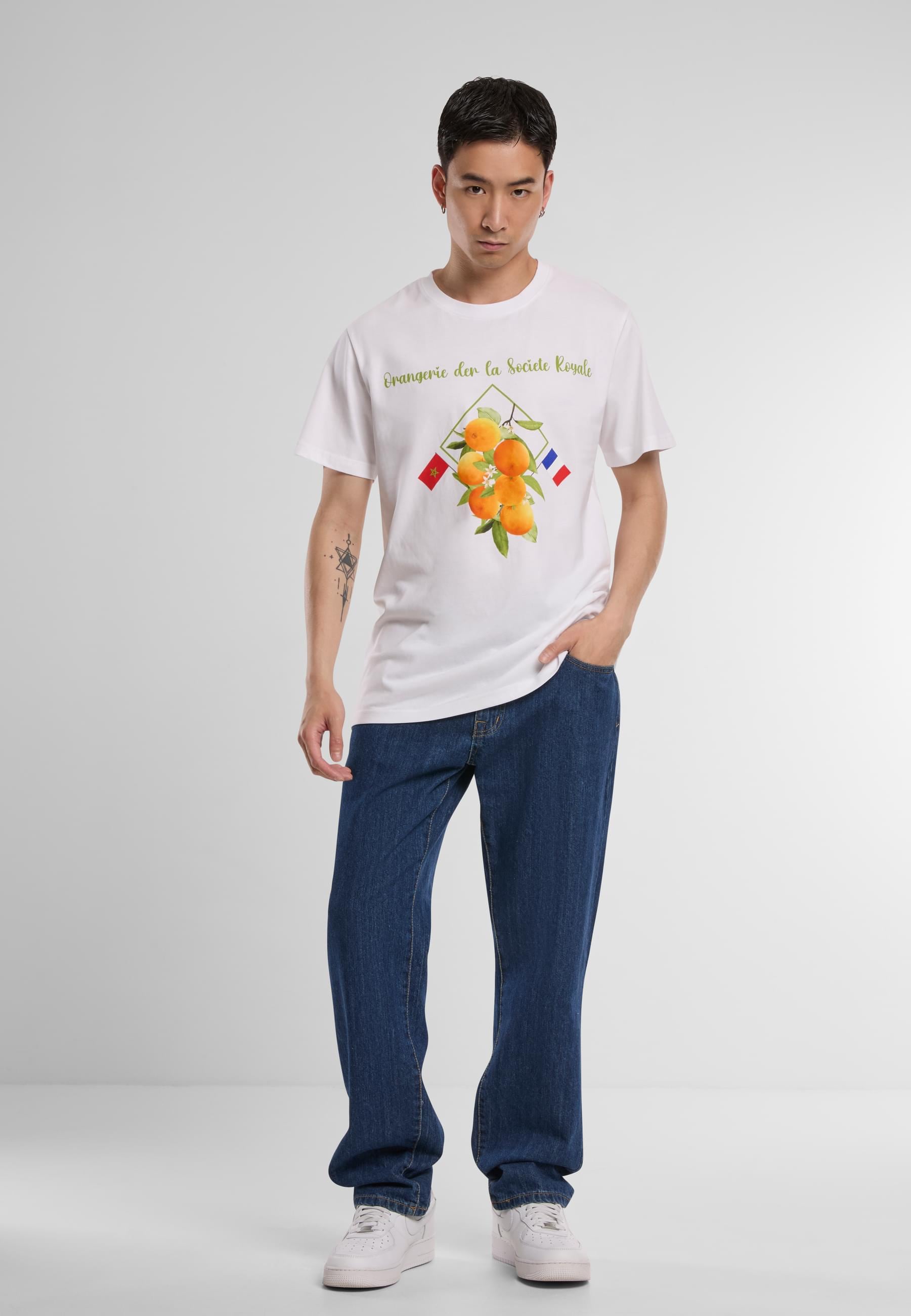 MisterTee T-Shirt »MisterTee Herren Orangerie Tee«, (1 tlg.)