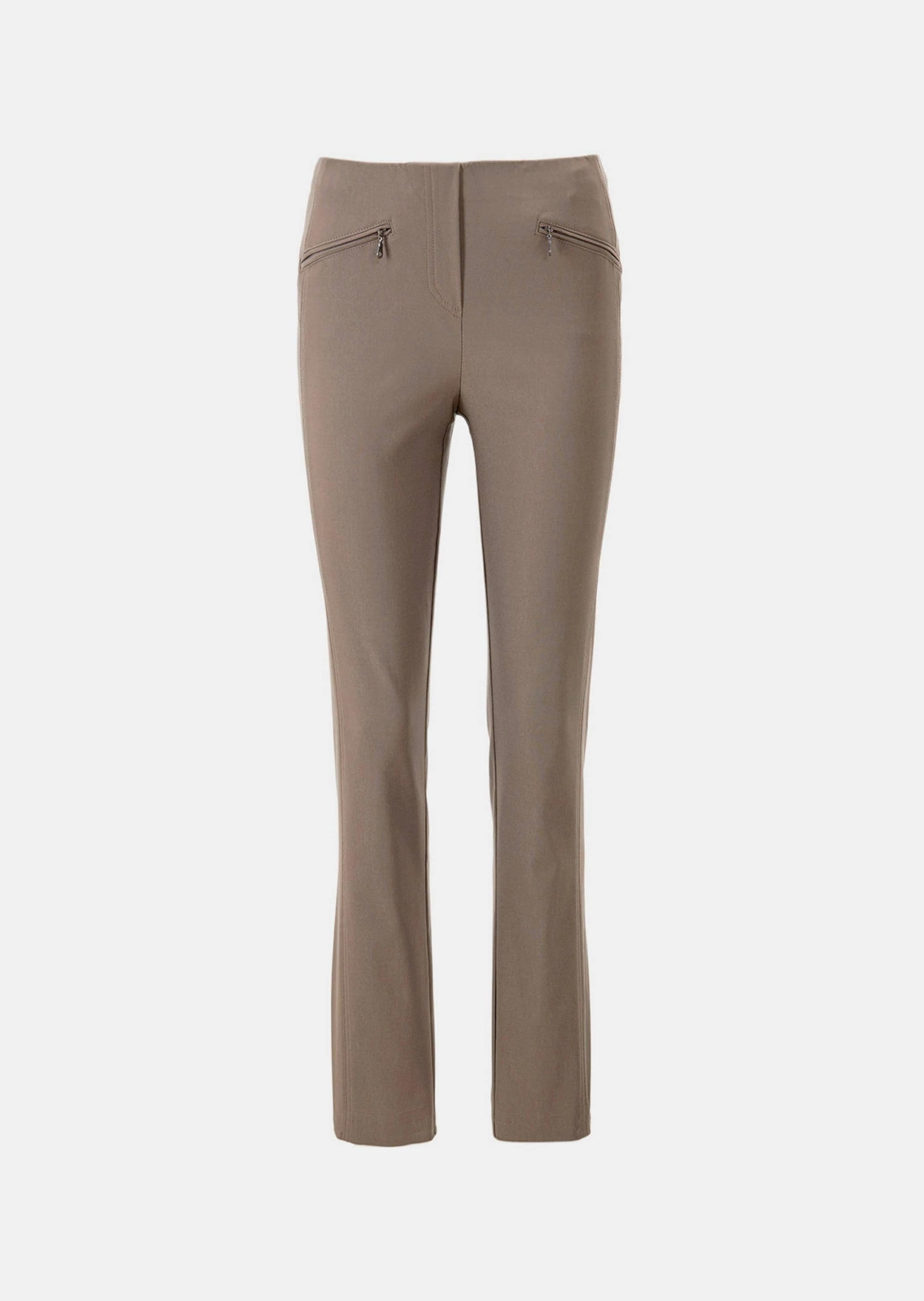 GOLDNER 2-in-1-Hose "Kurzgröße Elegante Stretchhose mit Schlupfbund" Ohne